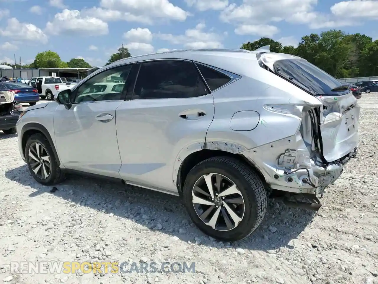 2 Photograph of a damaged car JTJYARBZXK2124345 LEXUS NX 2019