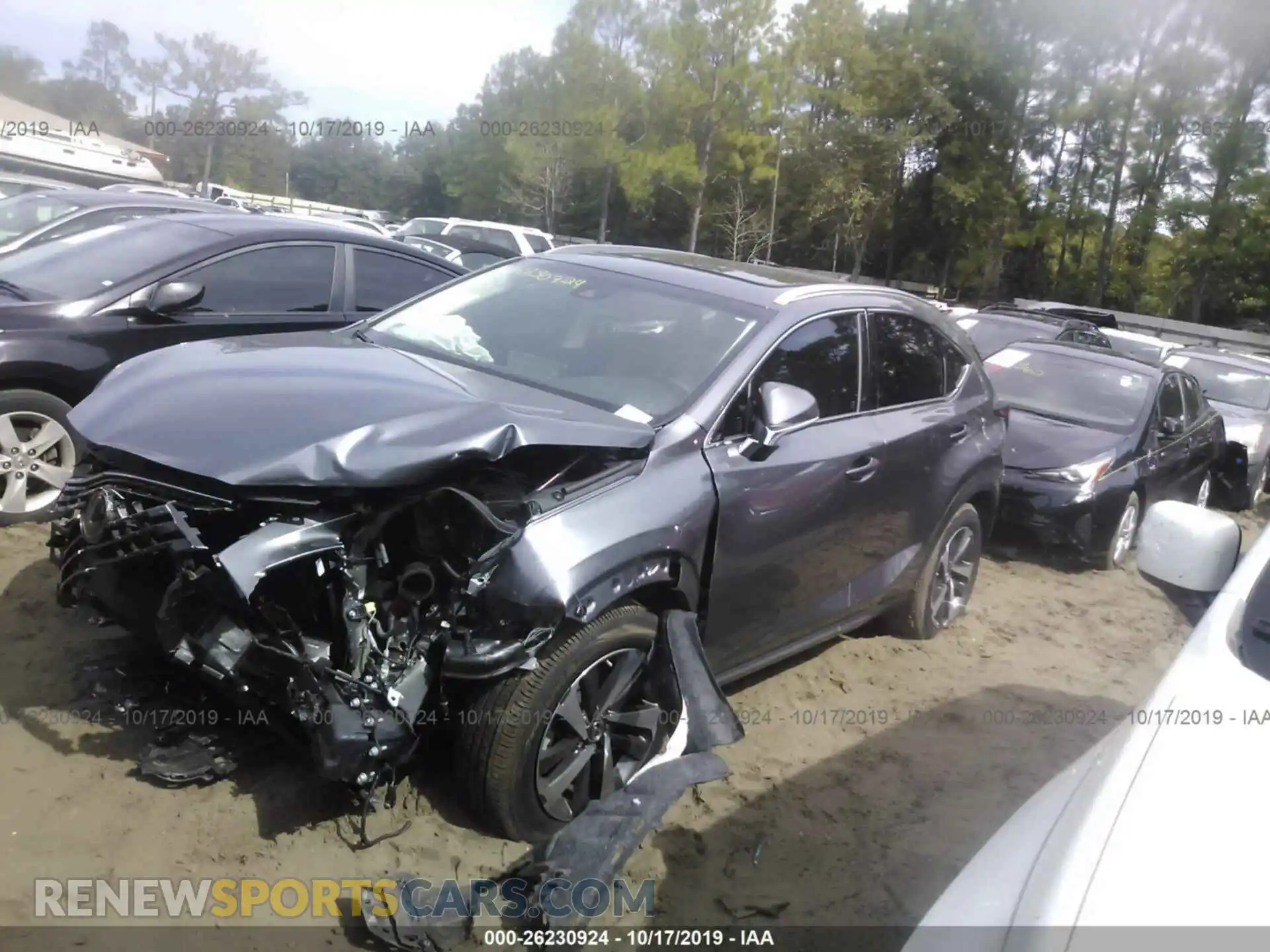 2 Photograph of a damaged car JTJYARBZXK2129609 LEXUS NX 2019