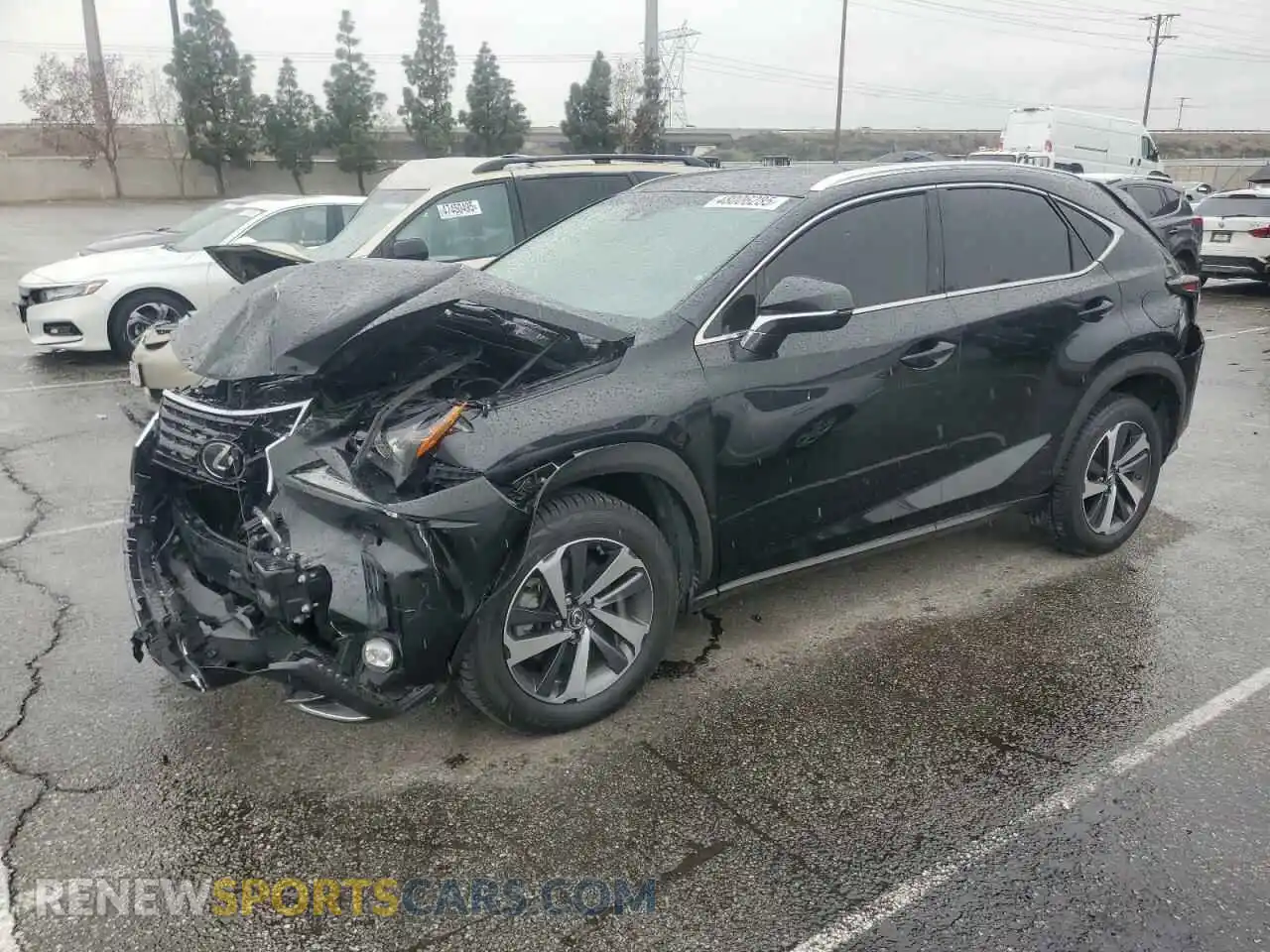 1 Photograph of a damaged car JTJYARBZXK2131585 LEXUS NX 2019