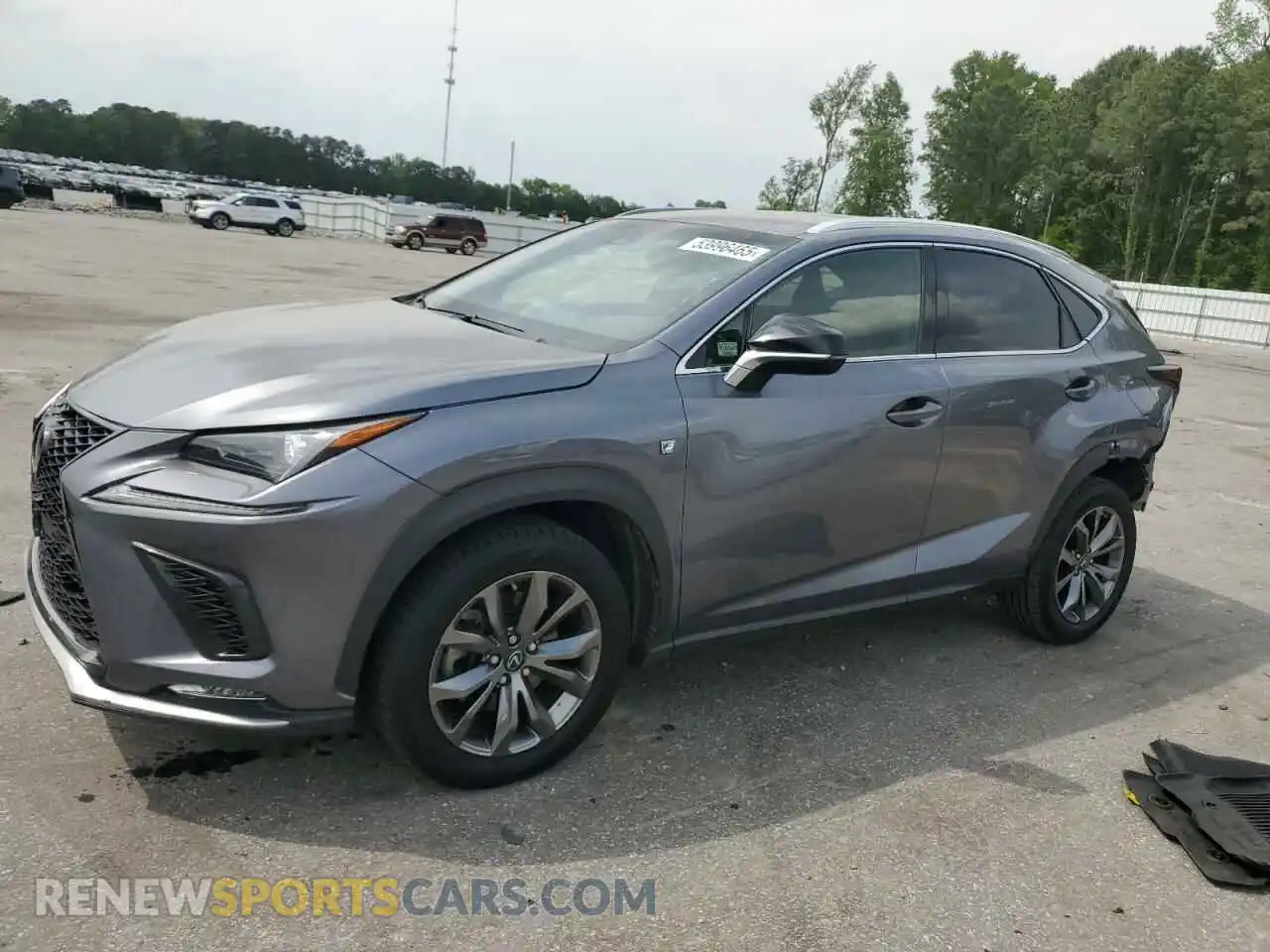 1 Photograph of a damaged car JTJYARBZXK2134745 LEXUS NX 2019