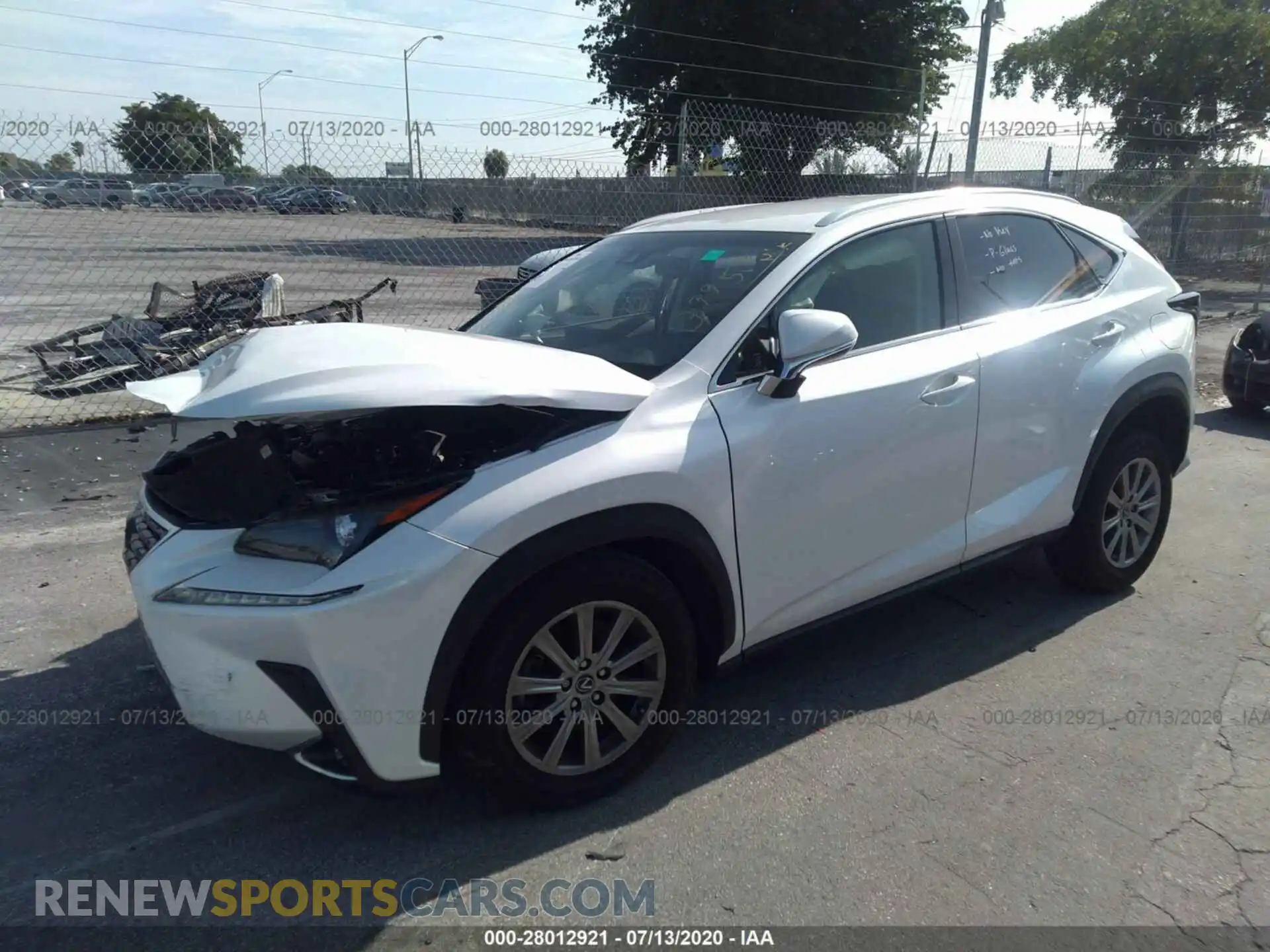 2 Photograph of a damaged car JTJYARBZXK2139959 LEXUS NX 2019