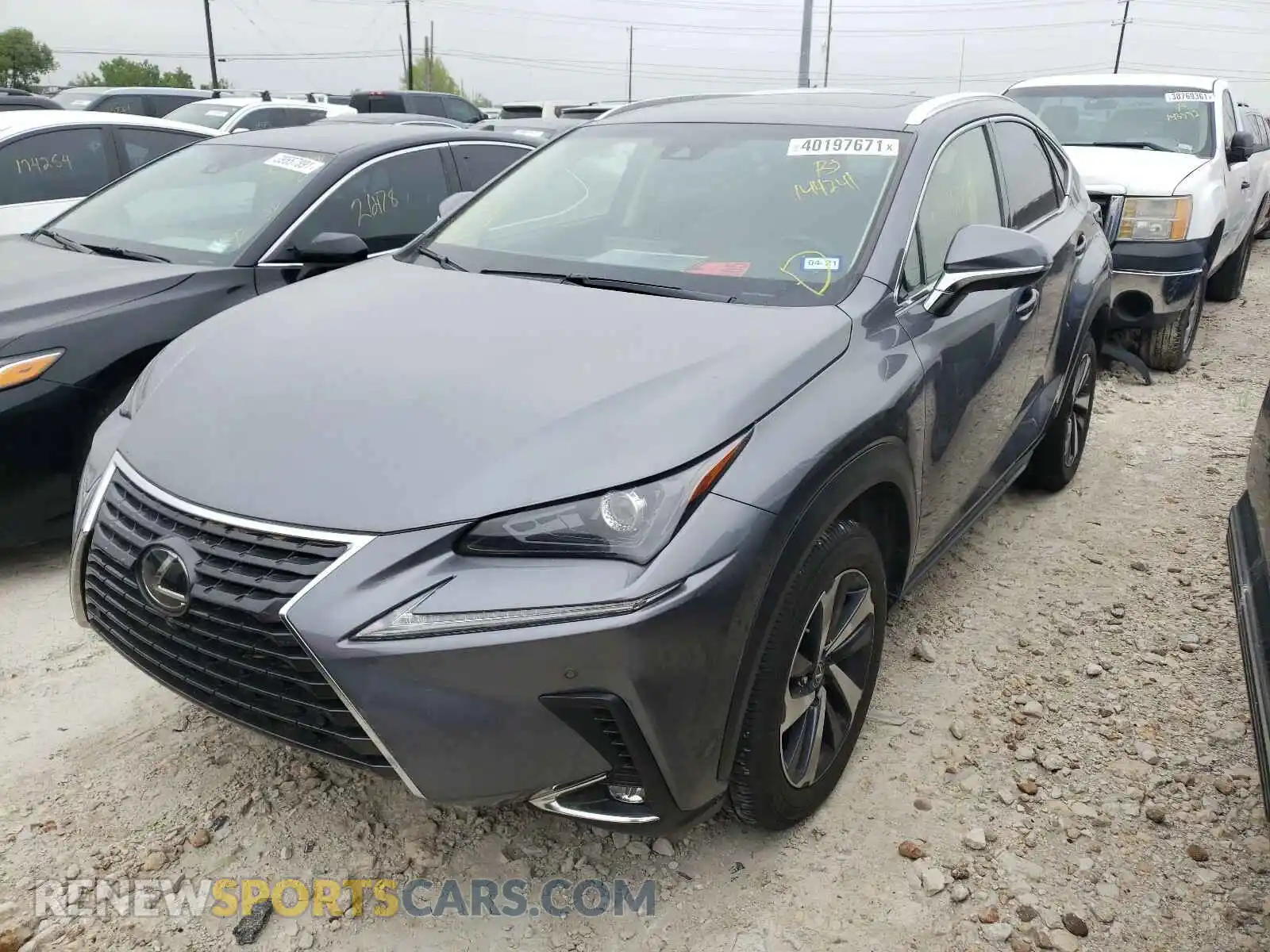 2 Photograph of a damaged car JTJYARBZXK2144241 LEXUS NX 2019