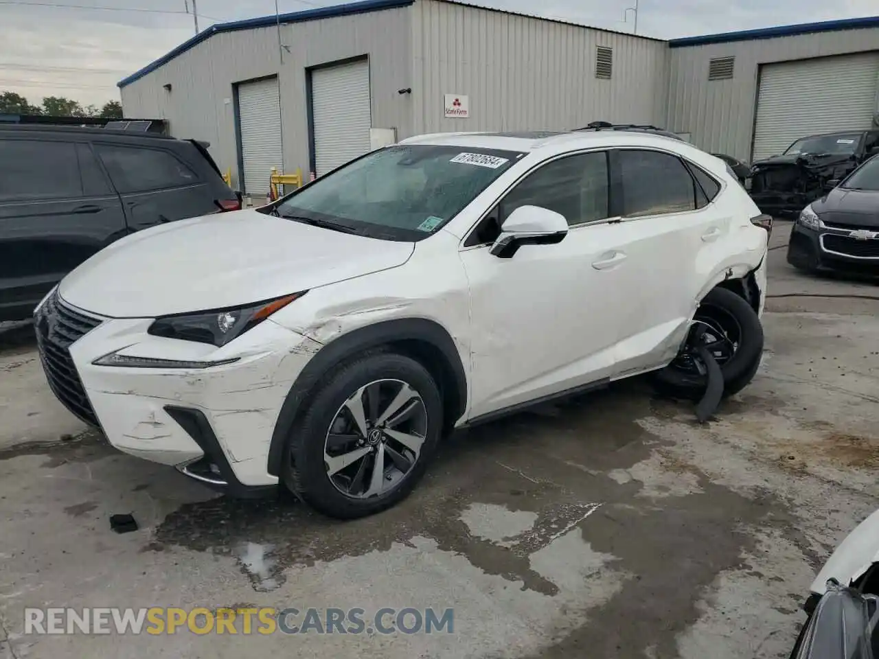 1 fotografías del automóvil dañado JTJYARBZXK2144675 LEXUS NX 2019