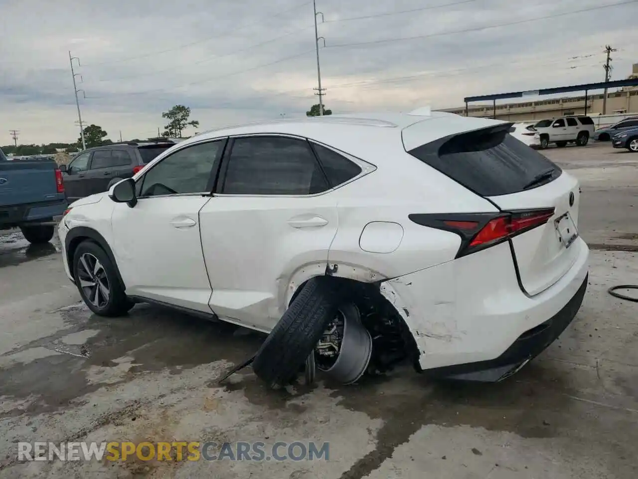 2 fotografías del automóvil dañado JTJYARBZXK2144675 LEXUS NX 2019