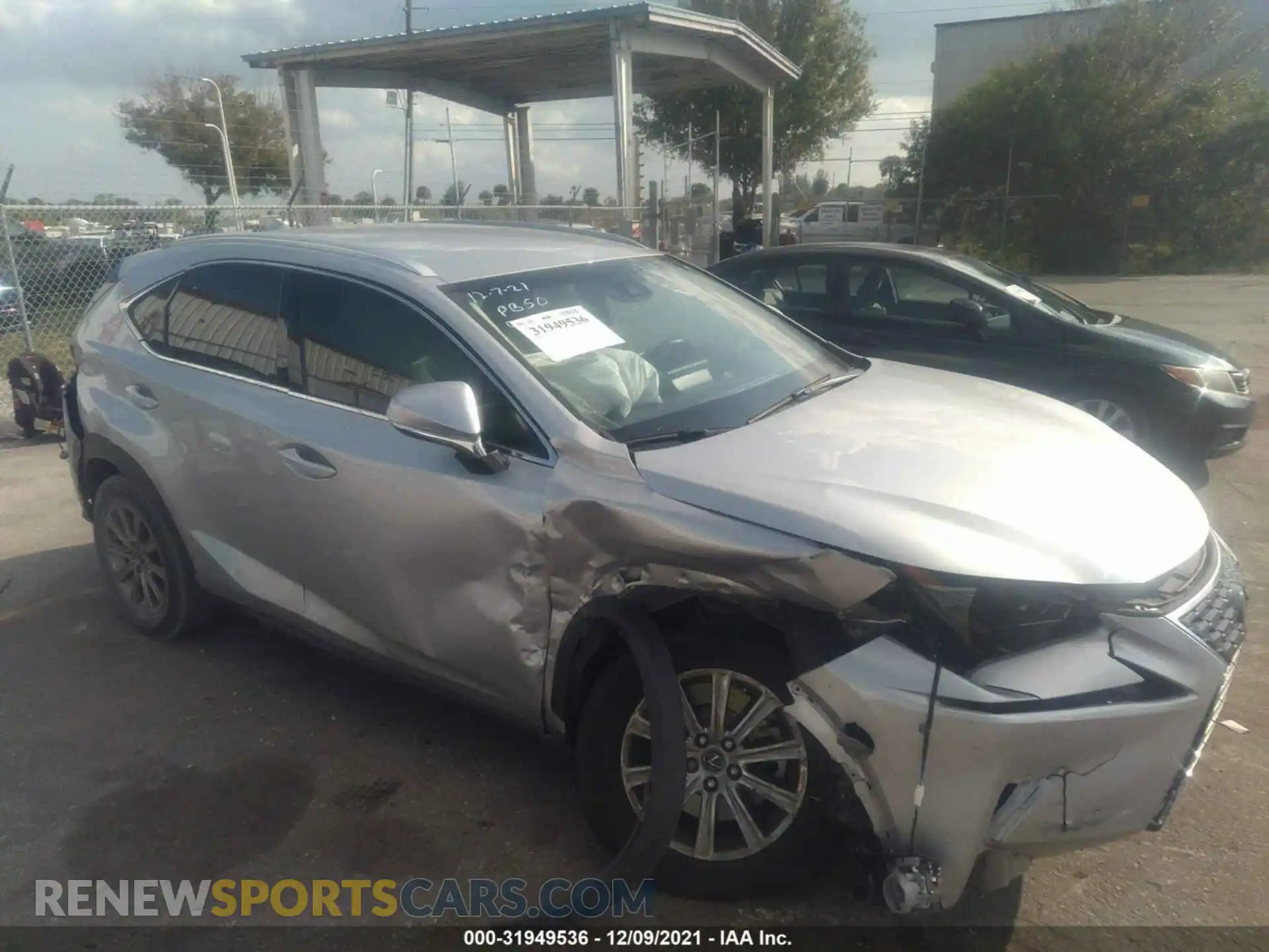 1 Photograph of a damaged car JTJYARBZXK2149603 LEXUS NX 2019