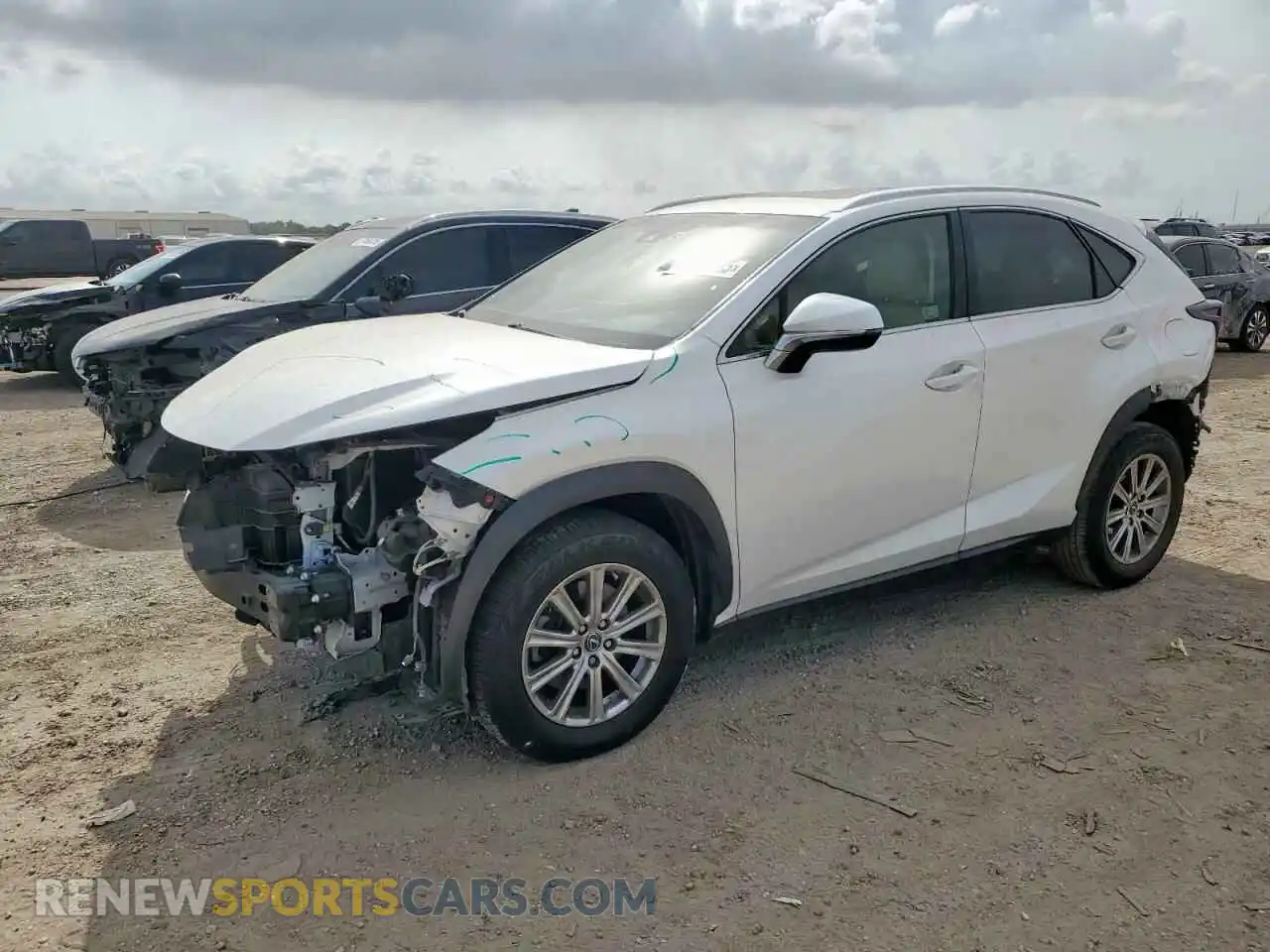 1 fotografías del automóvil dañado JTJYARBZXK2156437 LEXUS NX 2019