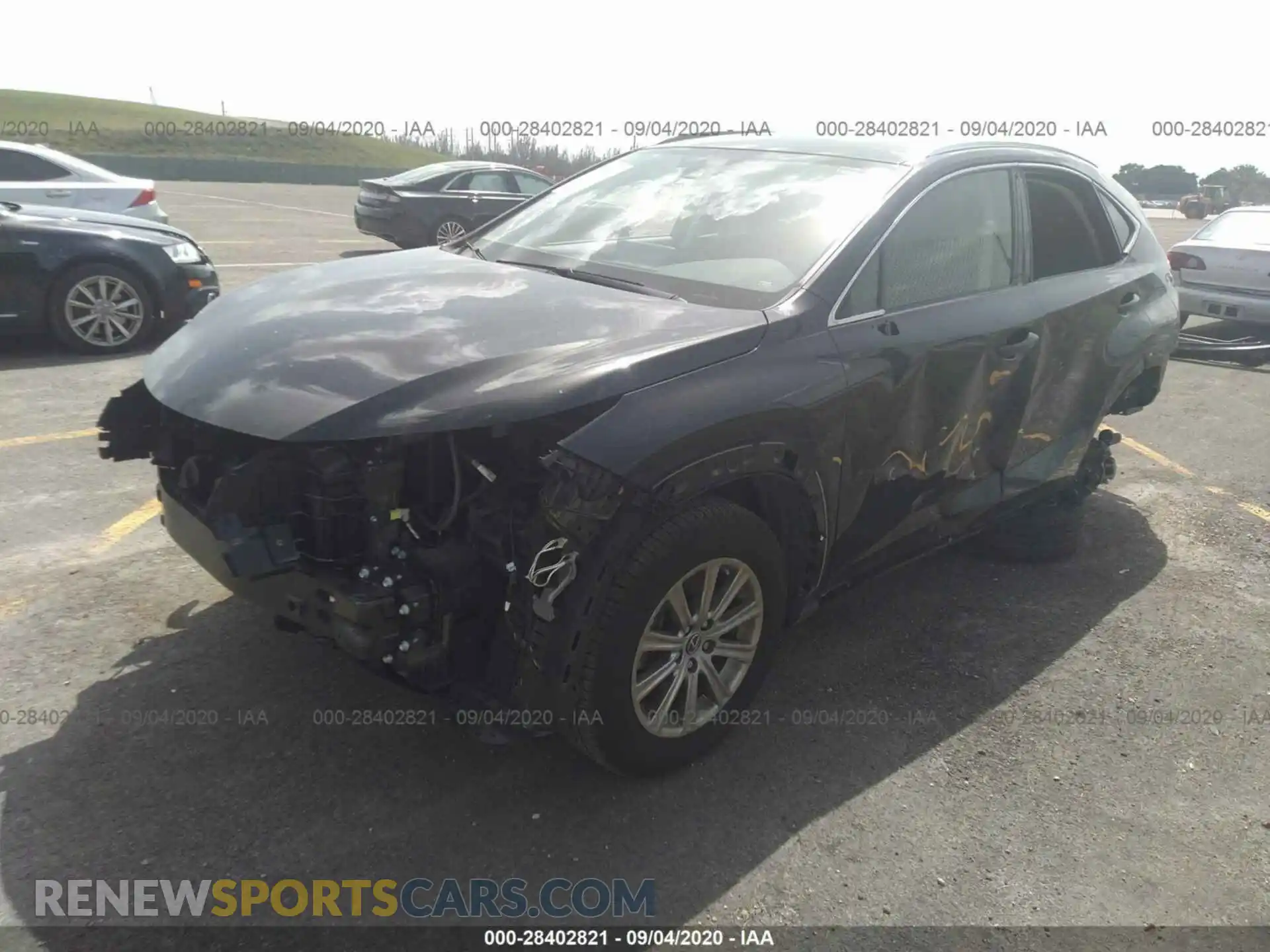 2 Photograph of a damaged car JTJAARBZ1L2166356 LEXUS NX 2020