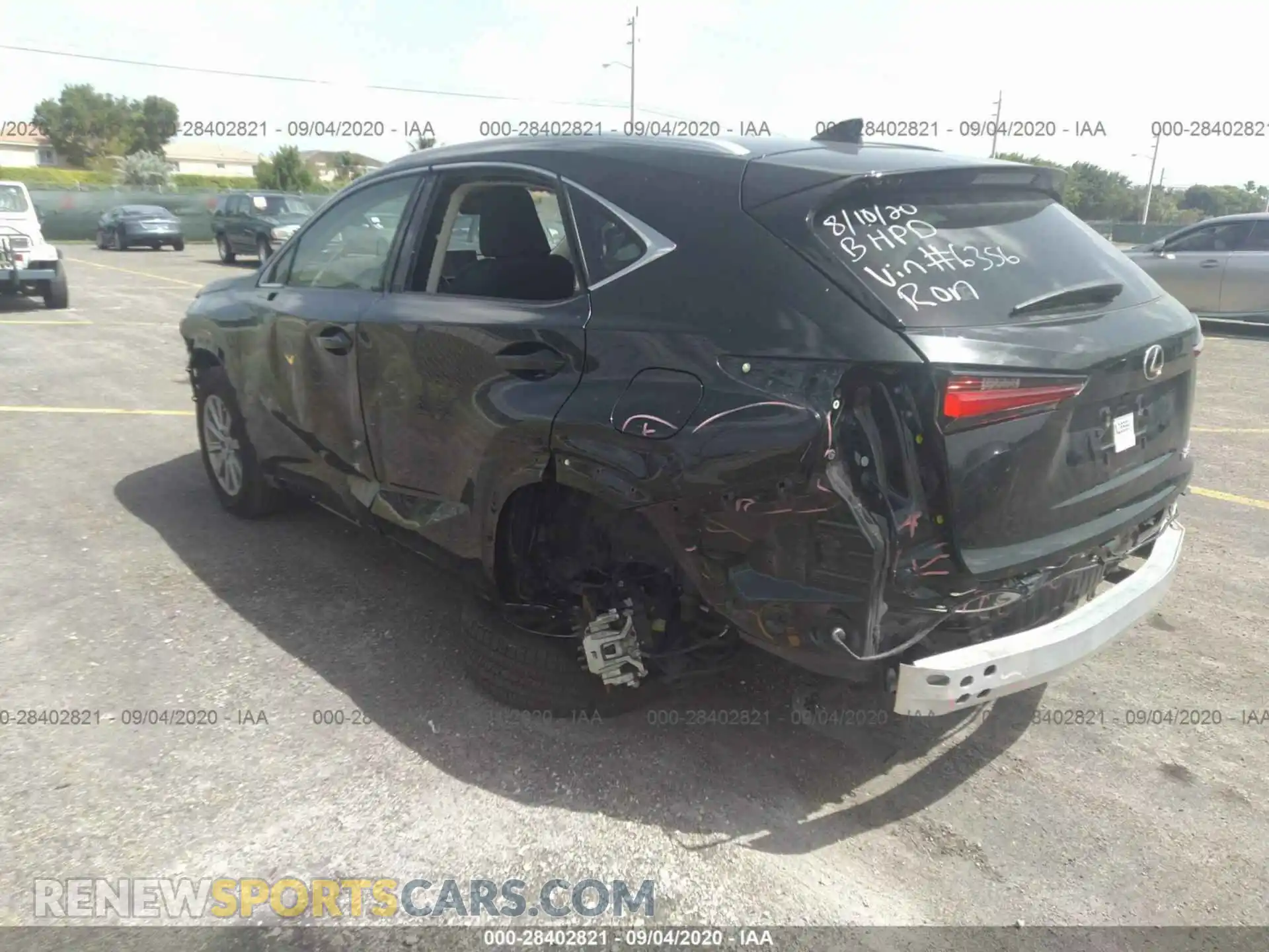3 Photograph of a damaged car JTJAARBZ1L2166356 LEXUS NX 2020