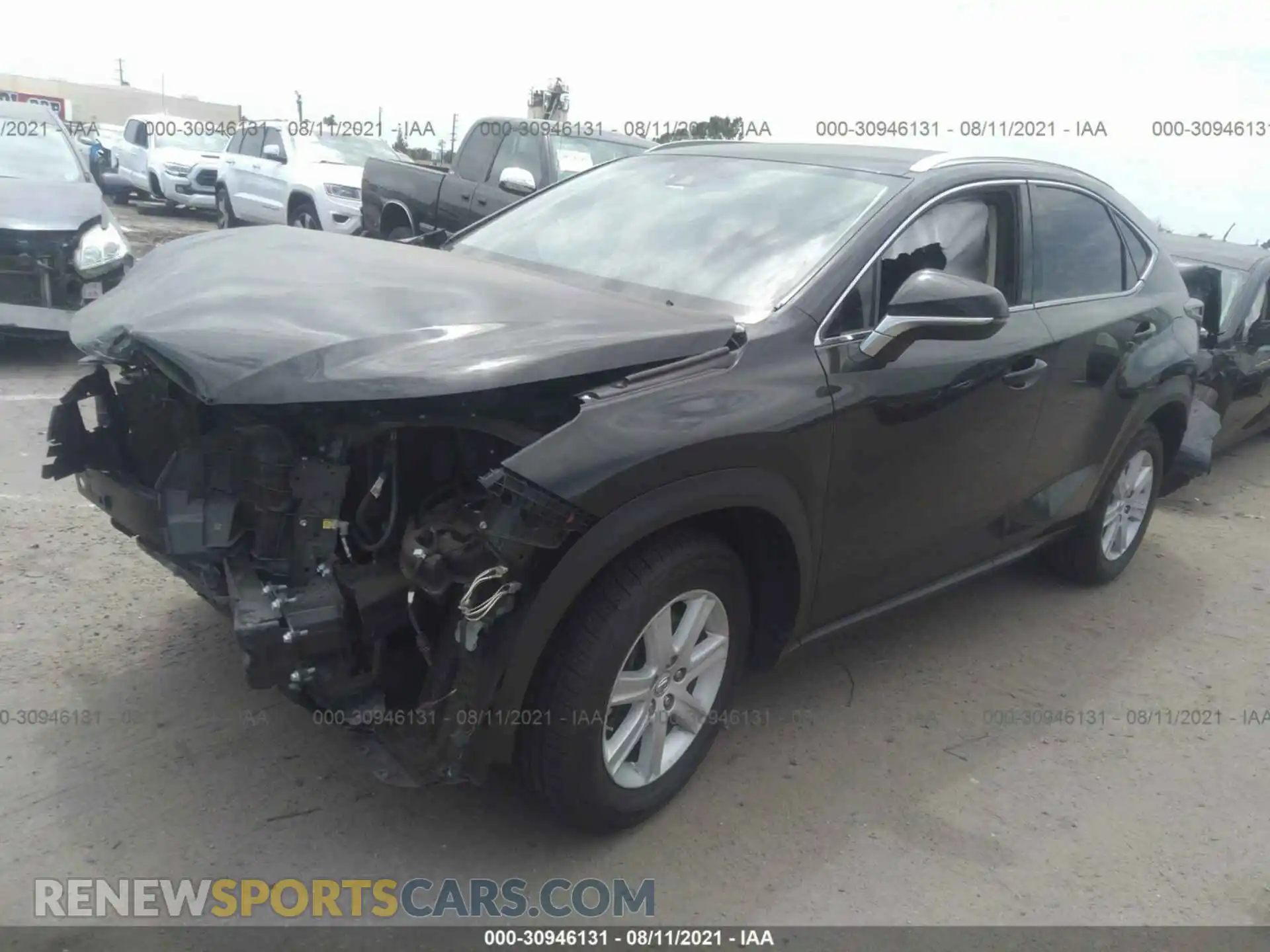 2 Photograph of a damaged car JTJAARBZ1L2166518 LEXUS NX 2020
