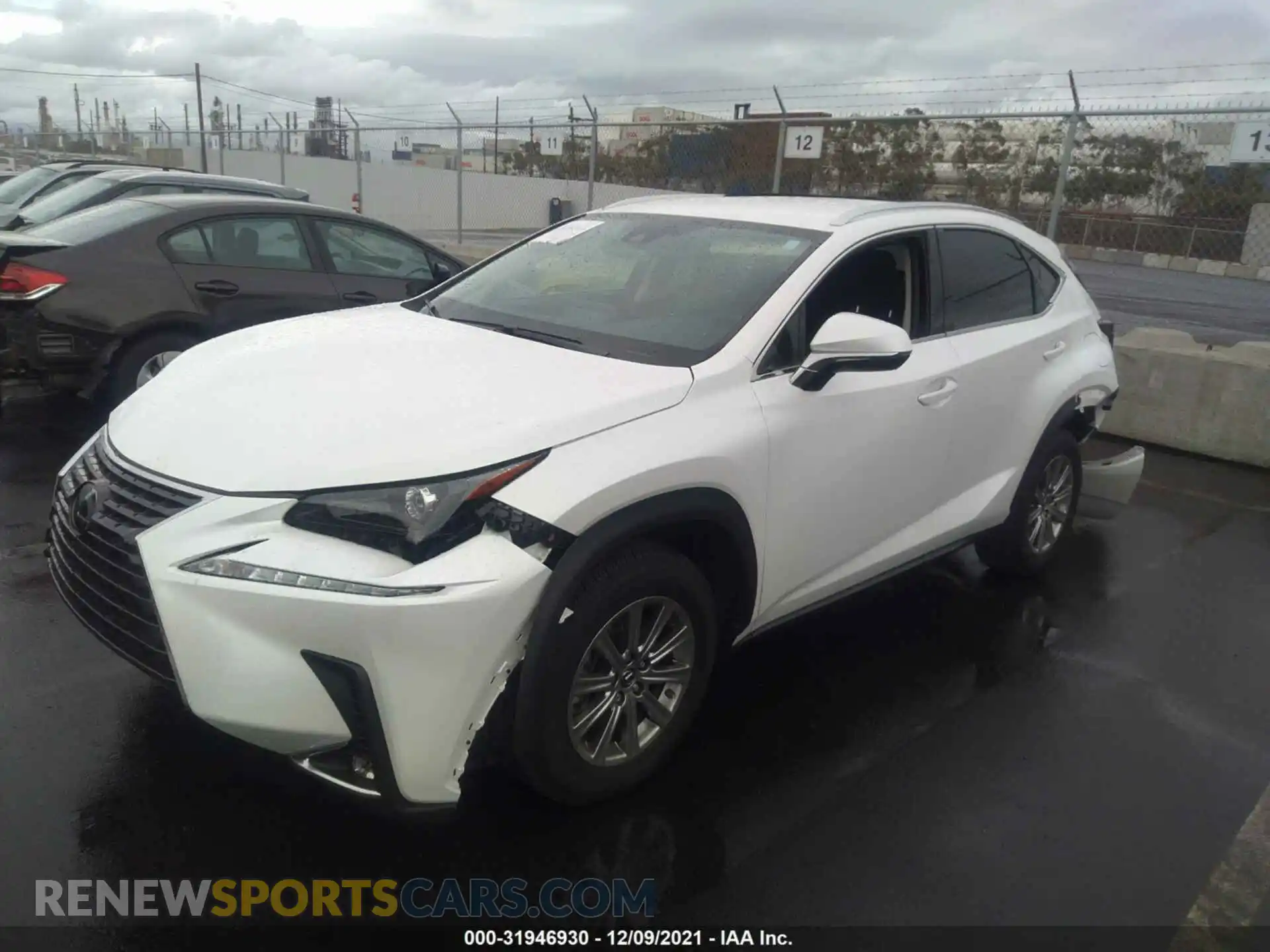 2 Photograph of a damaged car JTJAARBZ1L2176577 LEXUS NX 2020