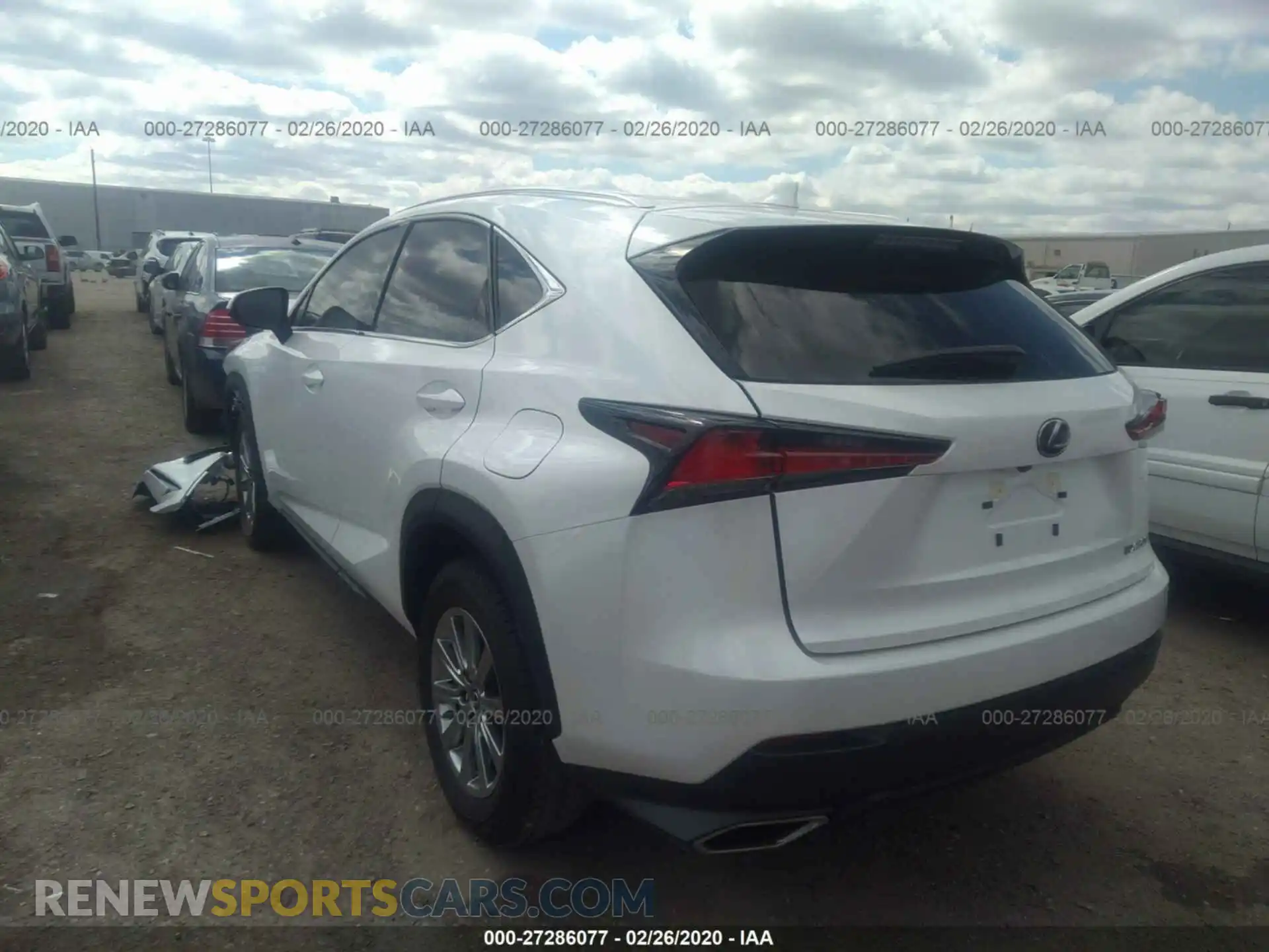 3 Photograph of a damaged car JTJAARBZ1L5010414 LEXUS NX 2020