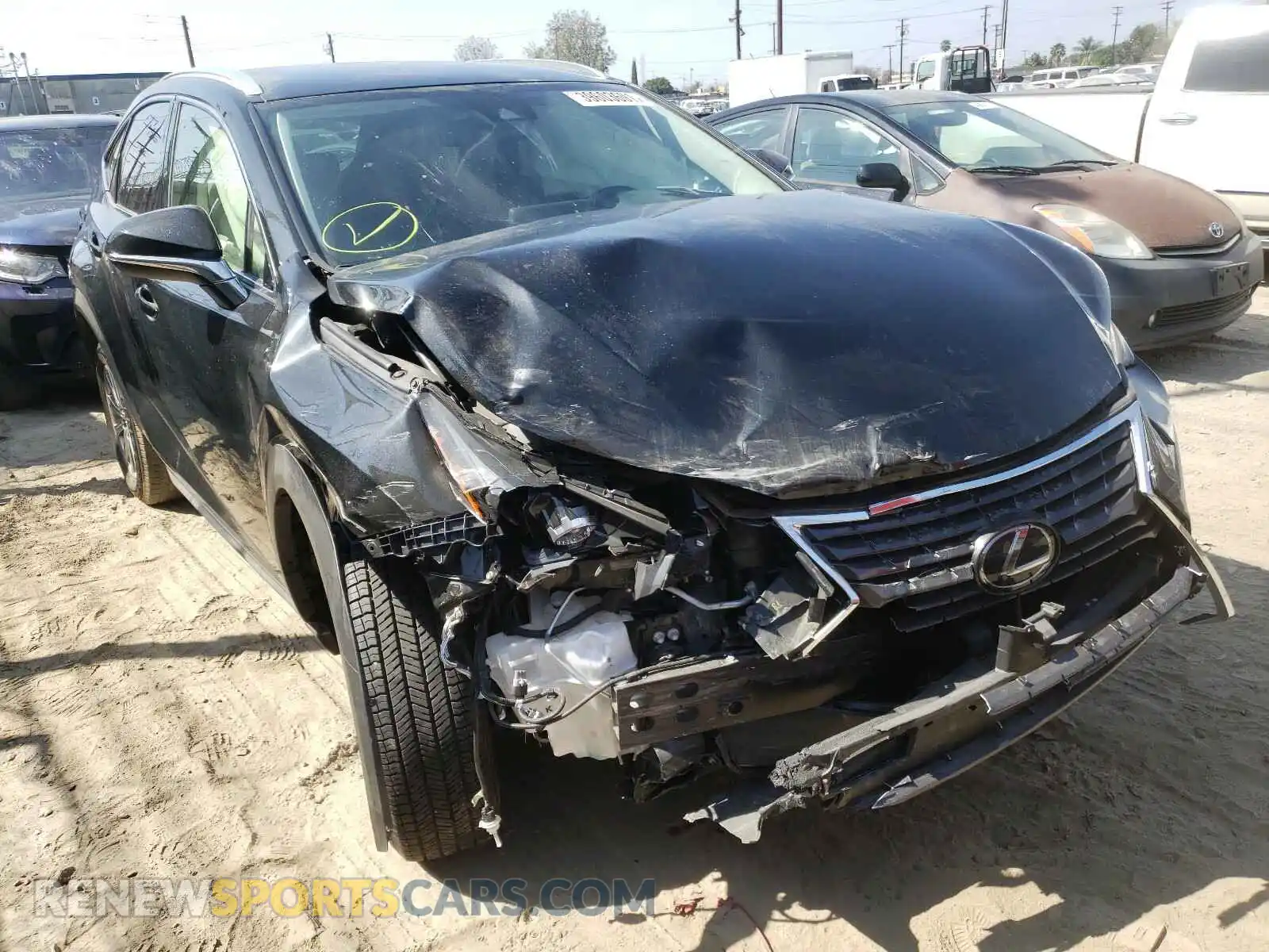 1 Photograph of a damaged car JTJAARBZ2L5008607 LEXUS NX 2020