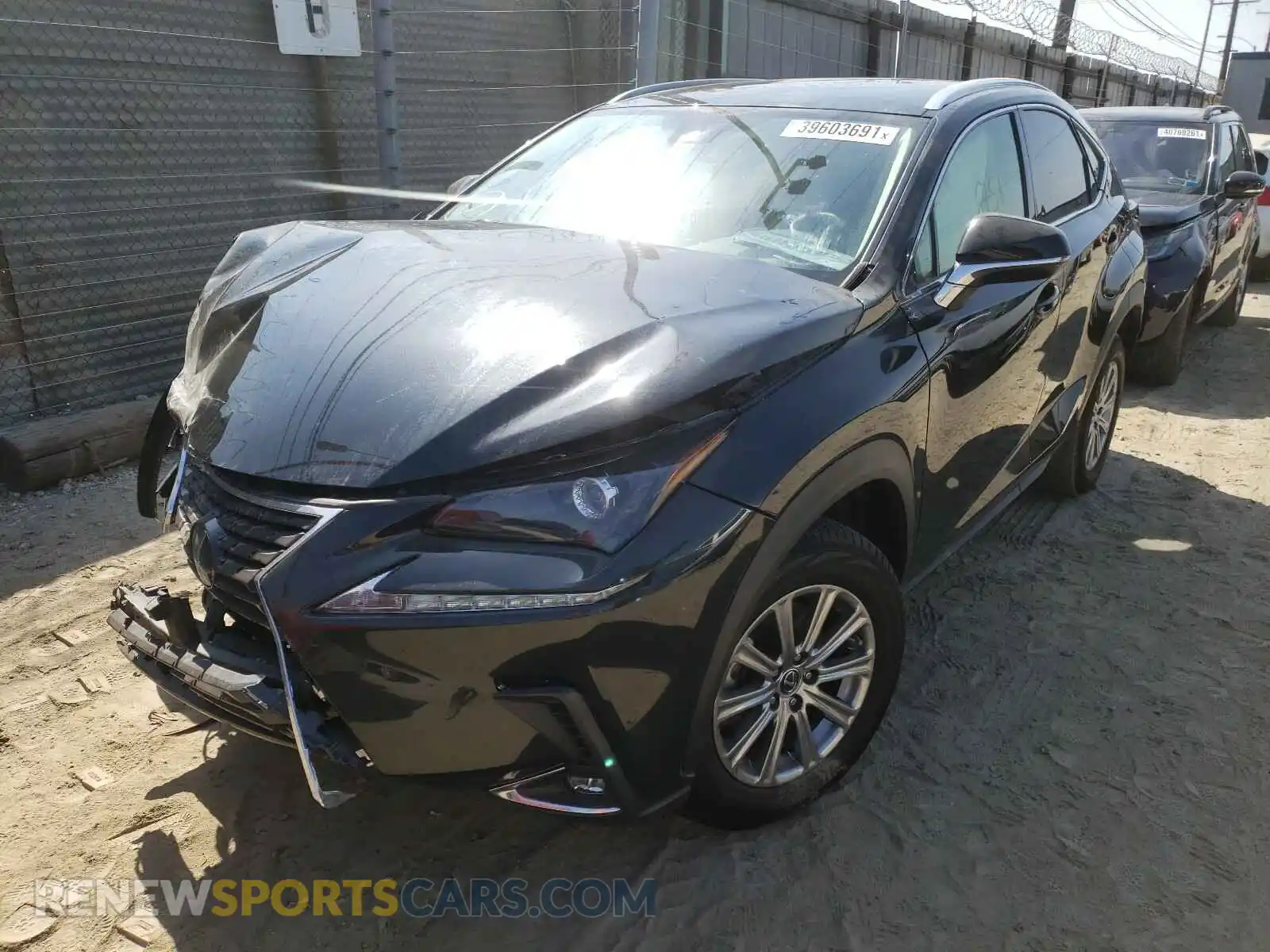 2 Photograph of a damaged car JTJAARBZ2L5008607 LEXUS NX 2020