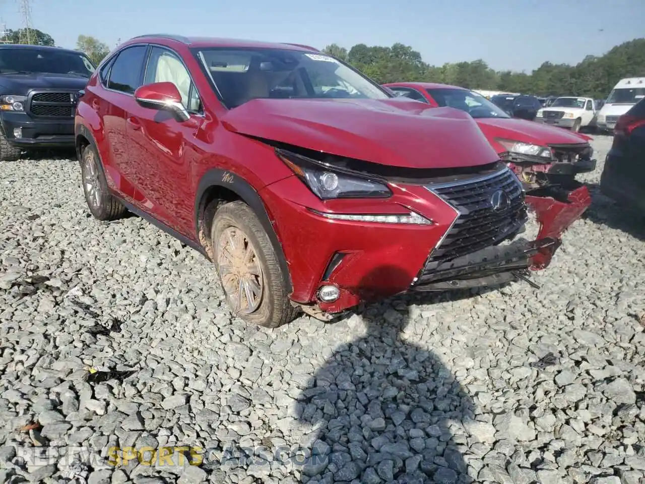 1 Photograph of a damaged car JTJAARBZ2L5011359 LEXUS NX 2020
