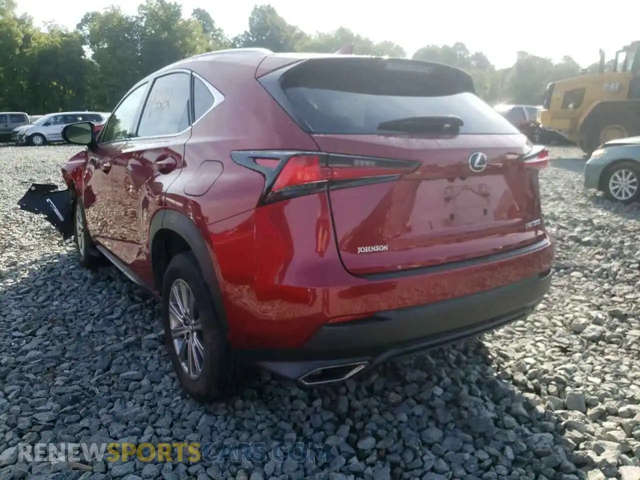 3 Photograph of a damaged car JTJAARBZ2L5011359 LEXUS NX 2020
