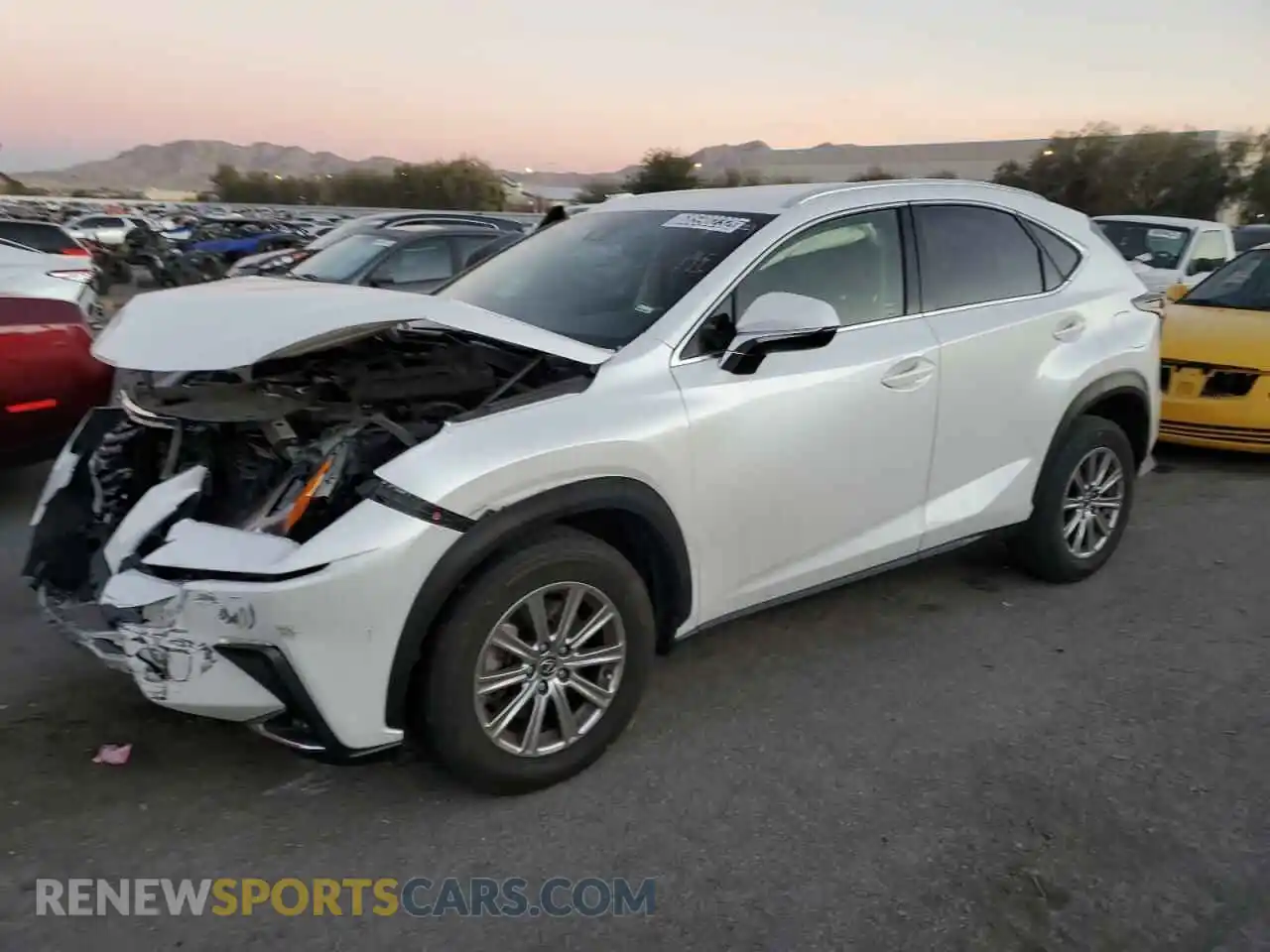 1 Photograph of a damaged car JTJAARBZ2L5020336 LEXUS NX 2020