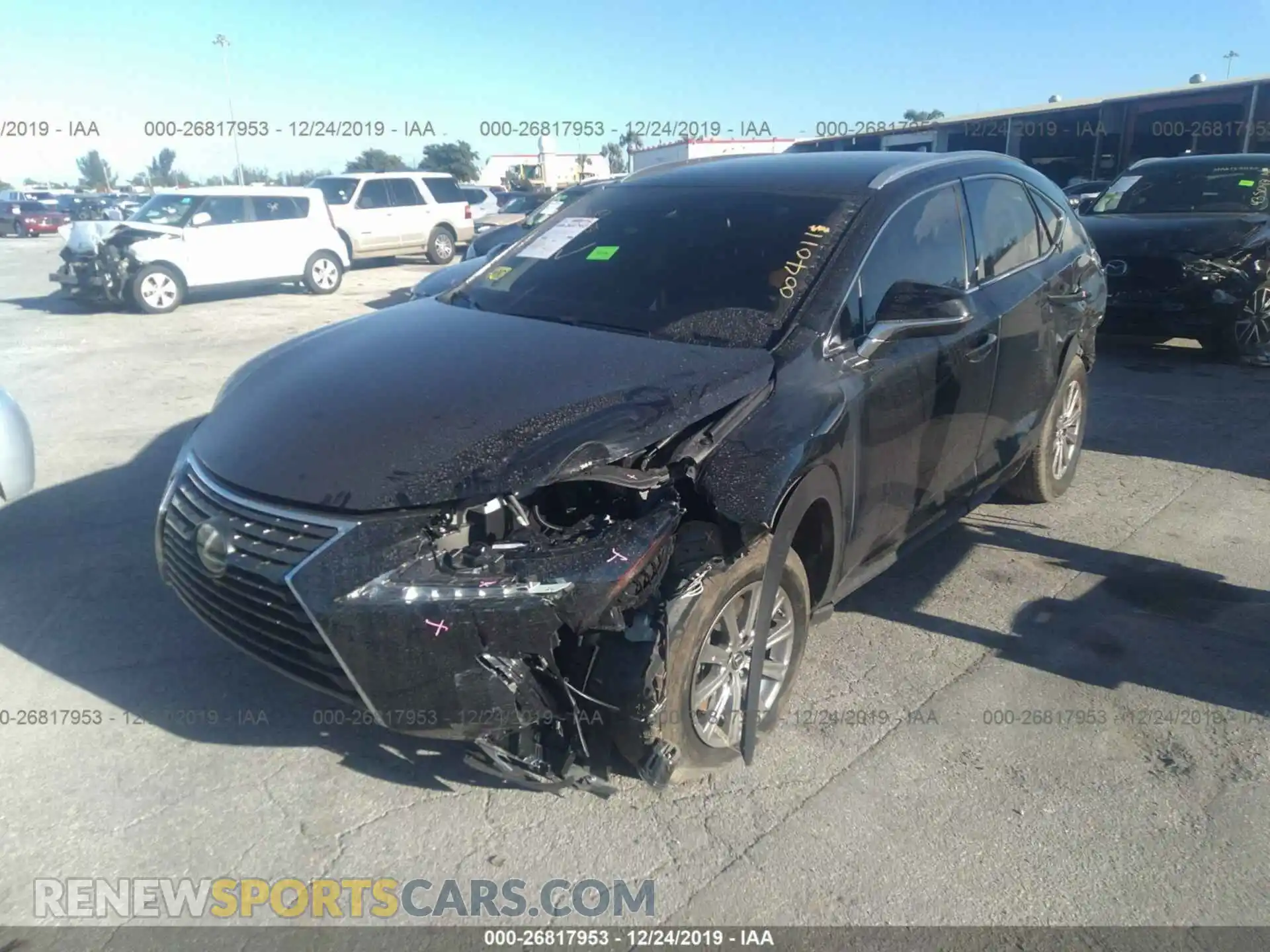 2 Photograph of a damaged car JTJAARBZ4L5004011 LEXUS NX 2020