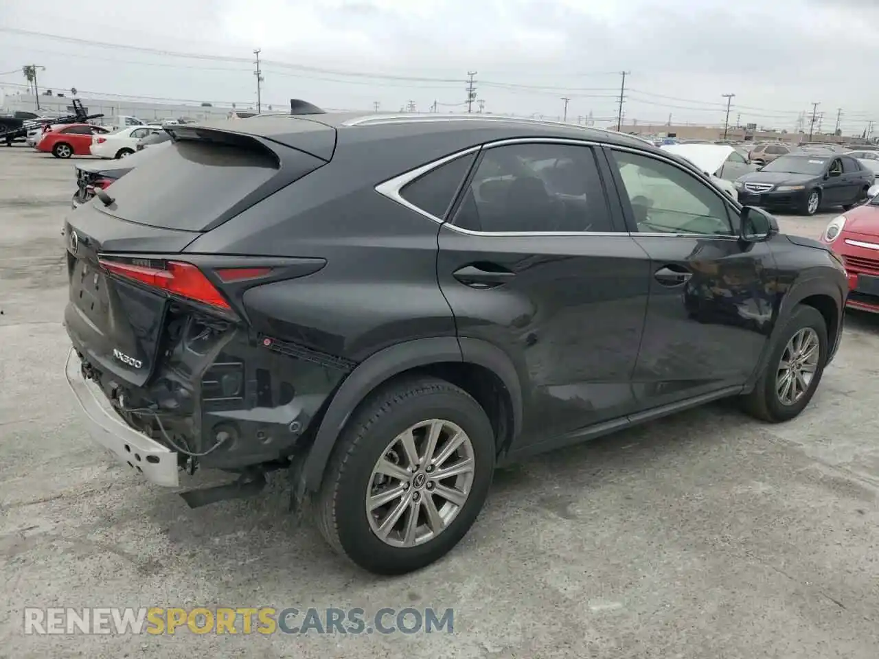 3 fotografías del automóvil dañado JTJAARBZ4L5011850 LEXUS NX 2020