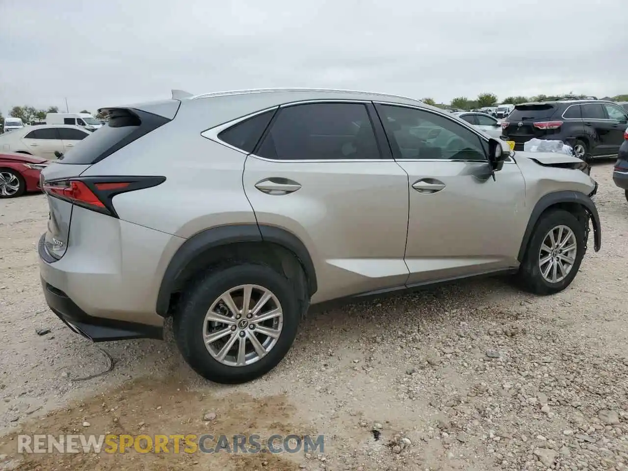 3 fotografías del automóvil dañado JTJAARBZ4L5015395 LEXUS NX 2020