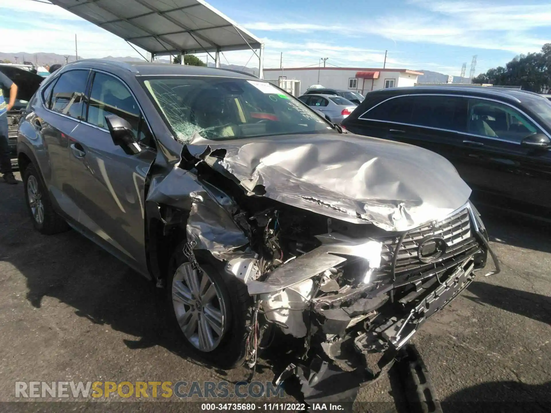 1 fotografías del automóvil dañado JTJAARBZ6L5020579 LEXUS NX 2020