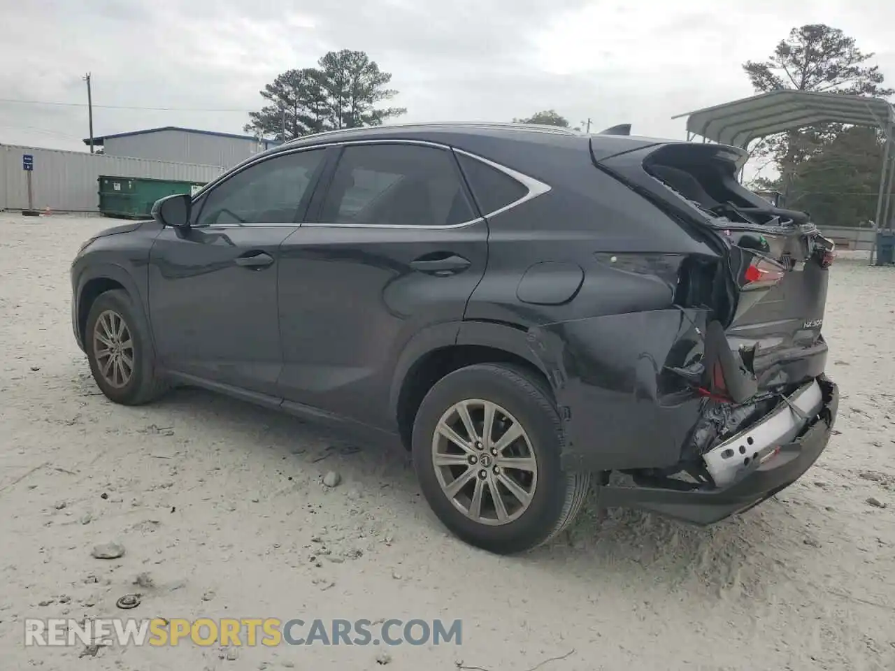 2 fotografías del automóvil dañado JTJAARBZ9L2164628 LEXUS NX 2020