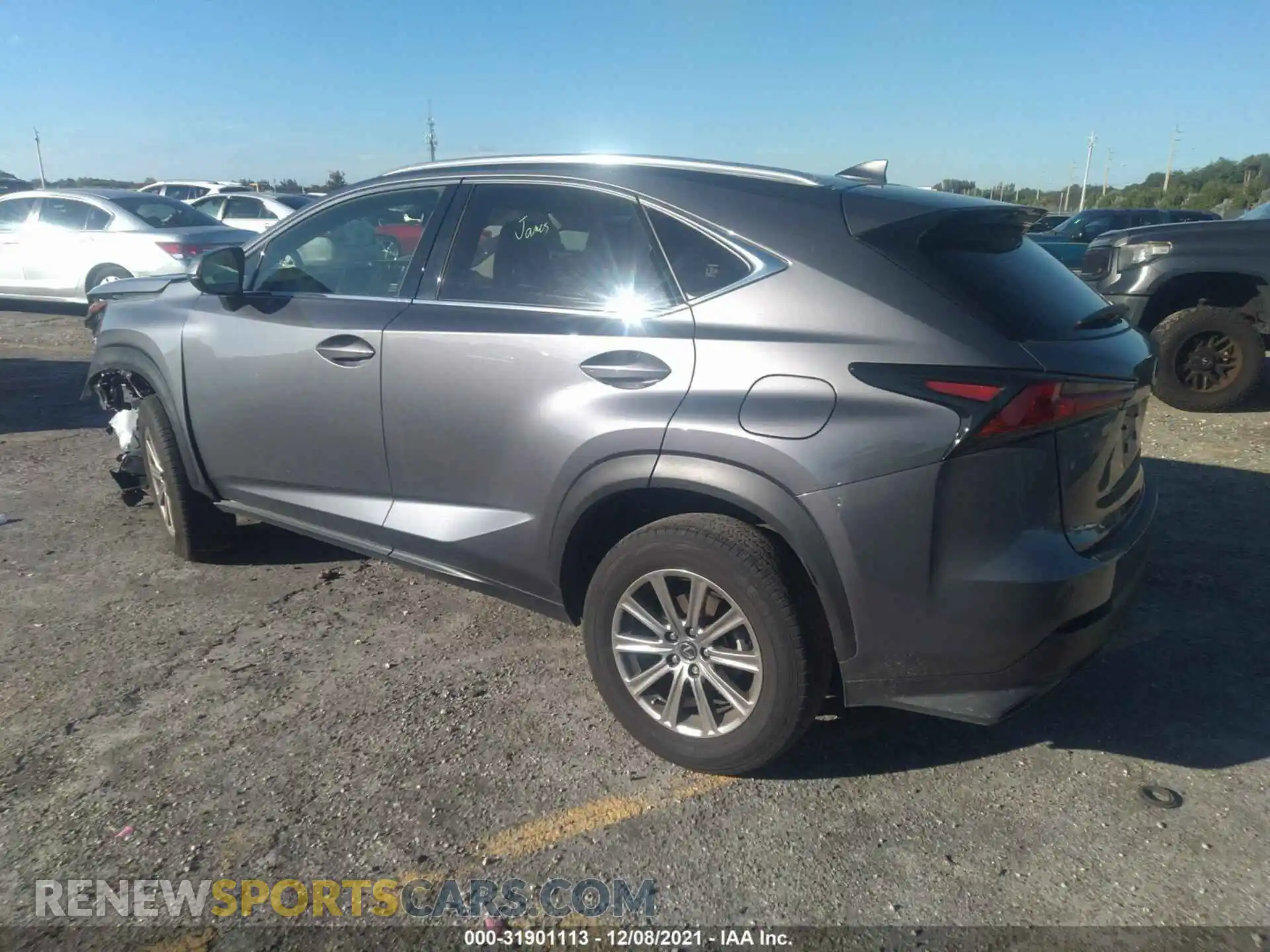 3 Photograph of a damaged car JTJAARBZ9L2177119 LEXUS NX 2020