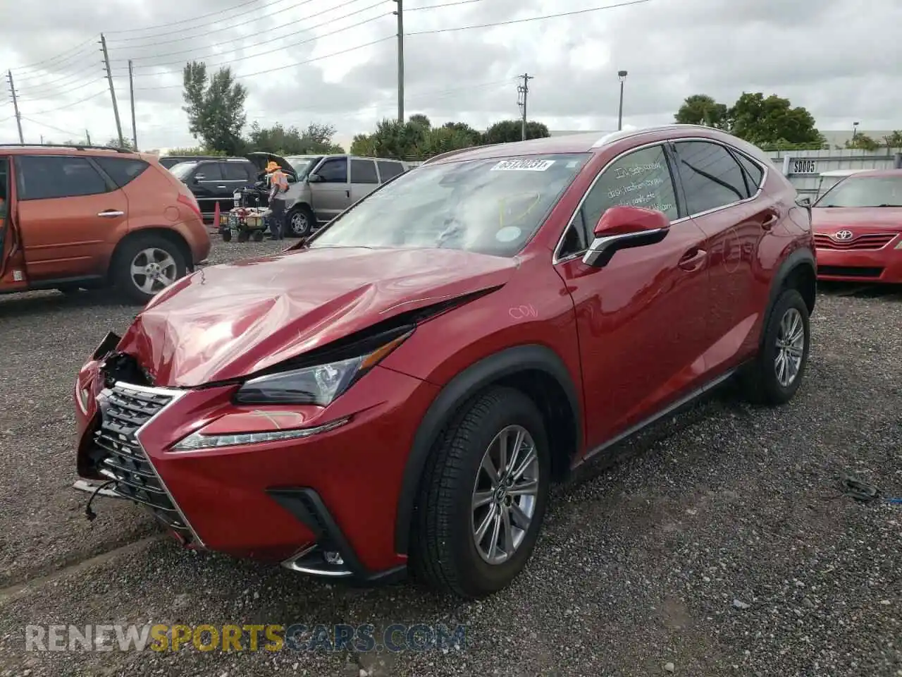 2 Photograph of a damaged car JTJAARBZ9L5013402 LEXUS NX 2020