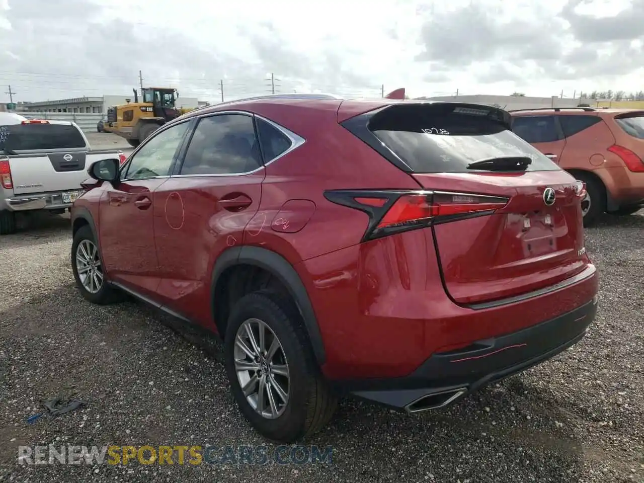3 Photograph of a damaged car JTJAARBZ9L5013402 LEXUS NX 2020