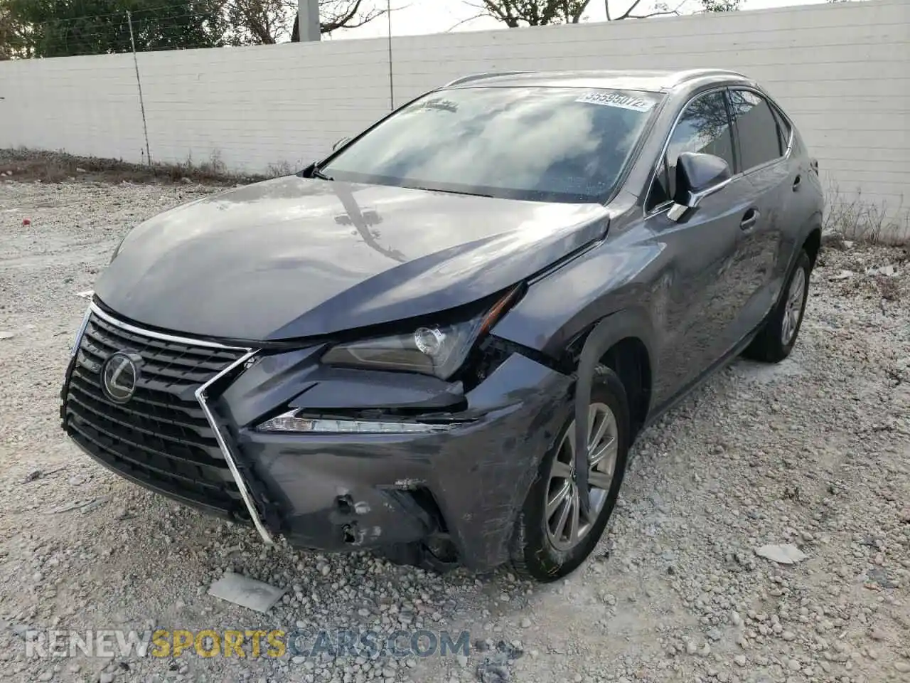 2 Фотография поврежденного автомобиля JTJAARBZXL5003171 LEXUS NX 2020