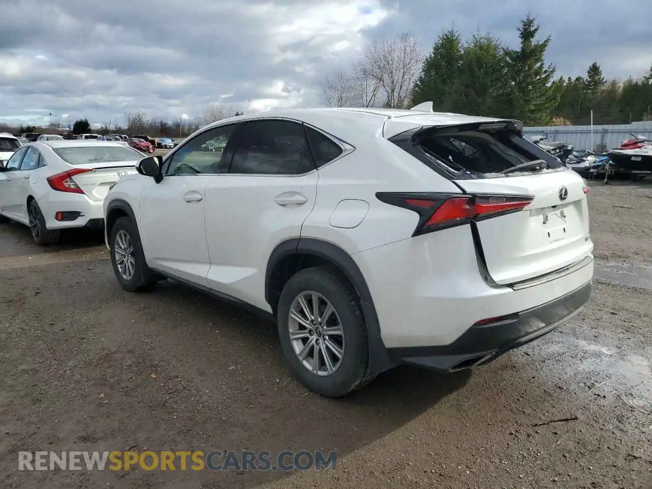 2 fotografías del automóvil dañado JTJAARDZ0L5001846 LEXUS NX 2020