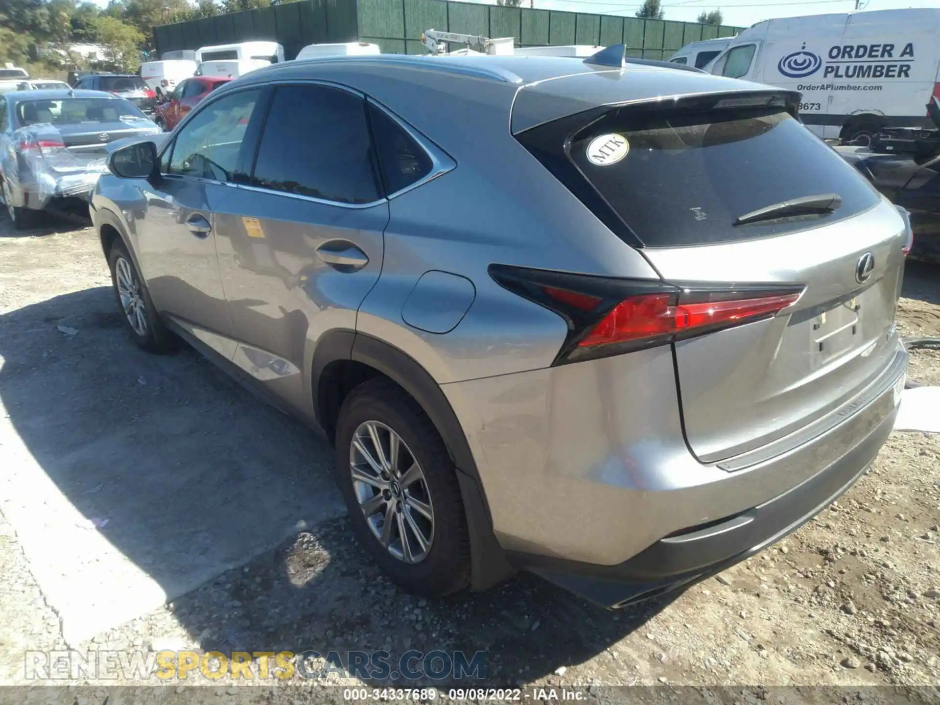 3 Photograph of a damaged car JTJAARDZ1L2233826 LEXUS NX 2020