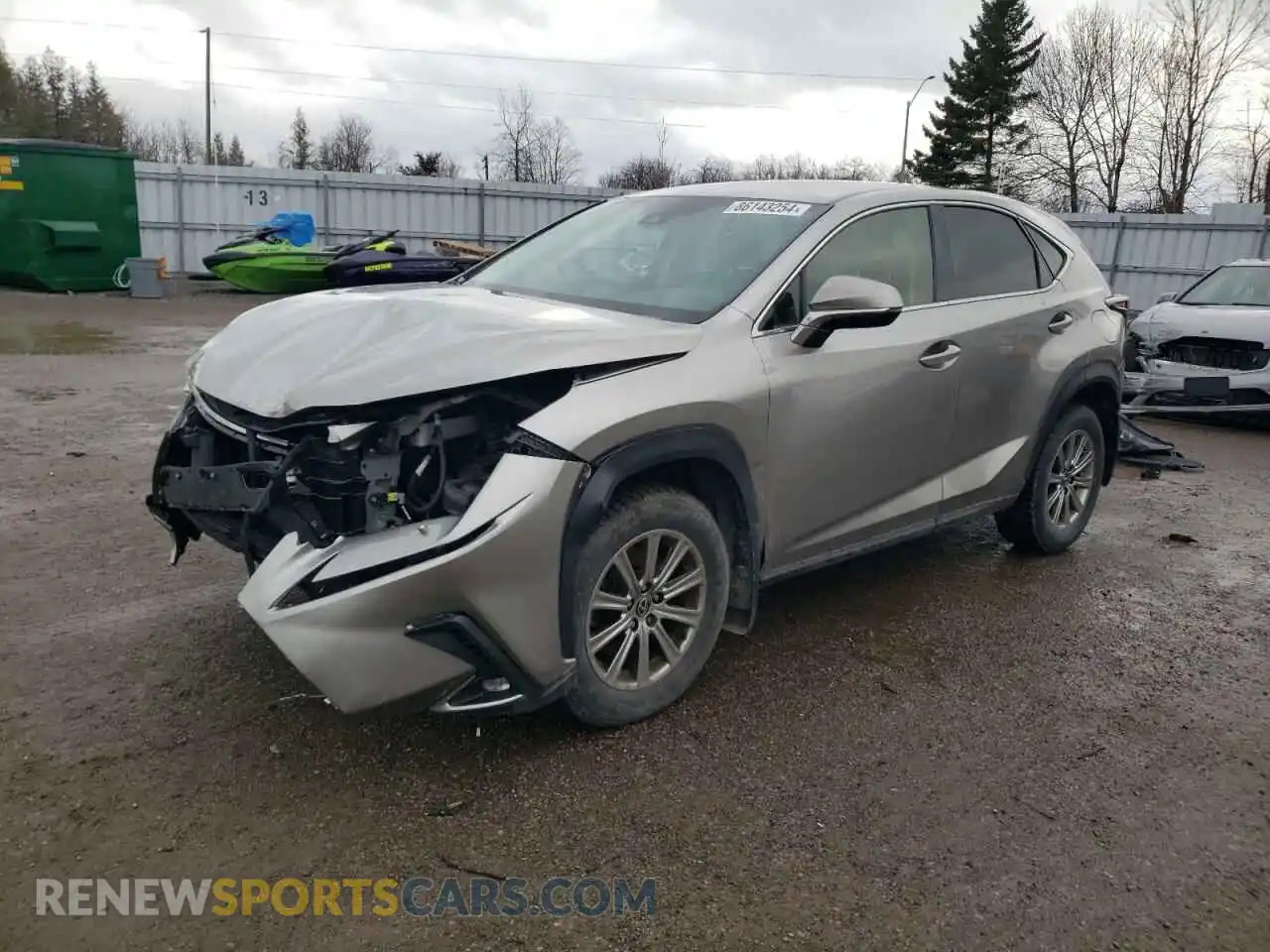 1 Photograph of a damaged car JTJAARDZ1L5009812 LEXUS NX 2020