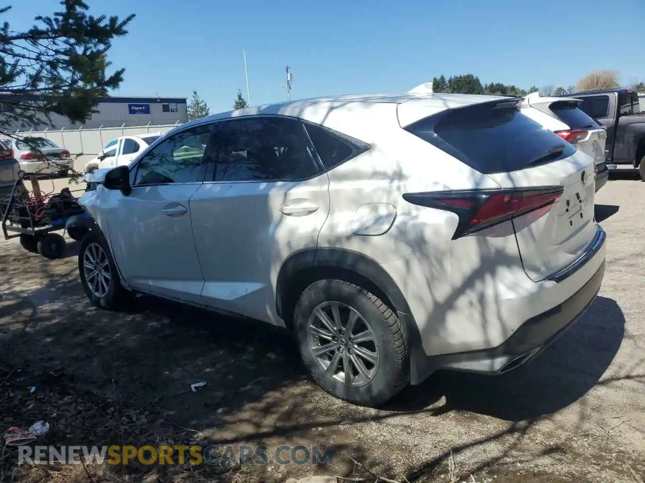 2 fotografías del automóvil dañado JTJAARDZ3L5000125 LEXUS NX 2020