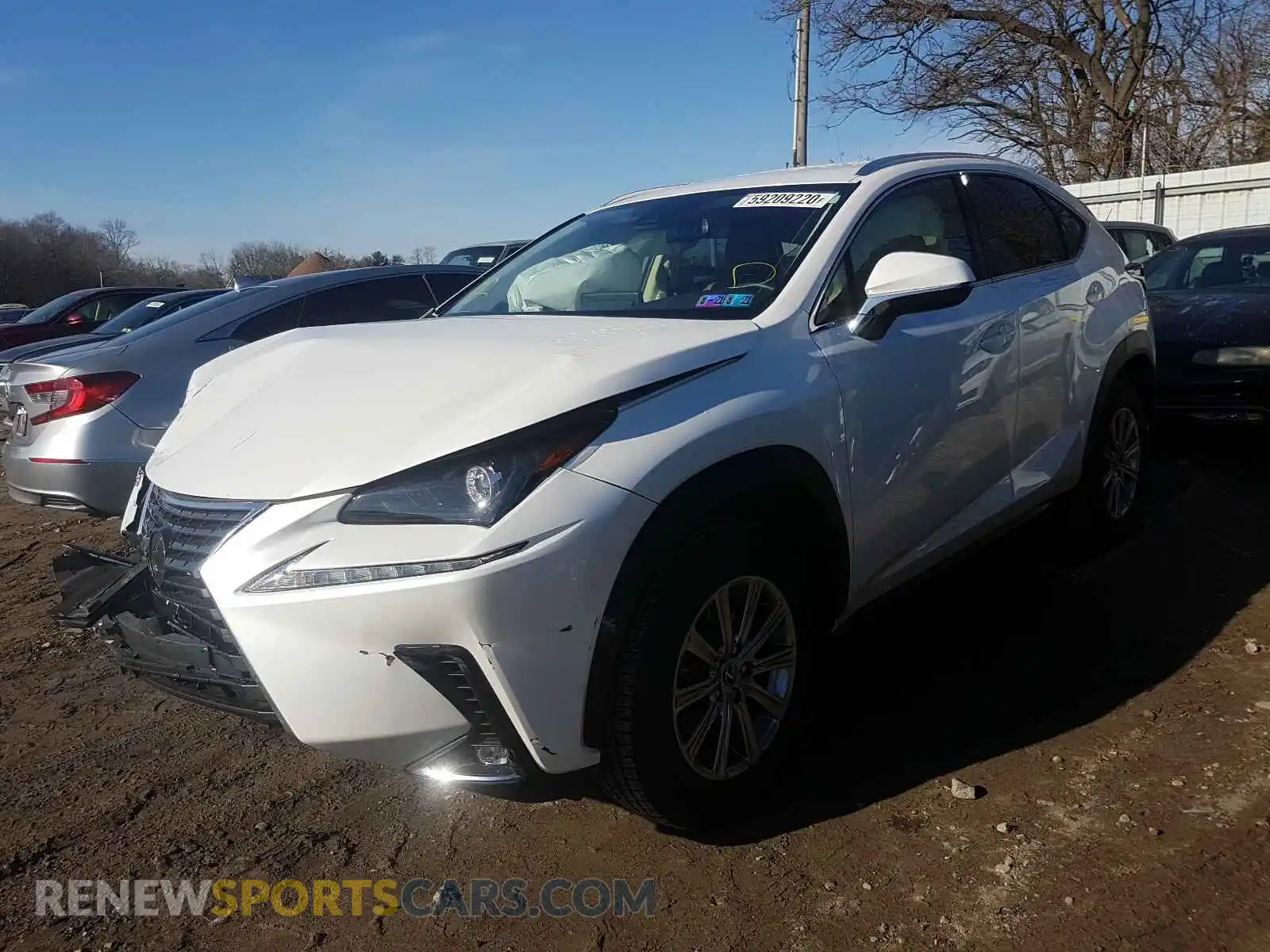 2 Photograph of a damaged car JTJAARDZ7L5014240 LEXUS NX 2020