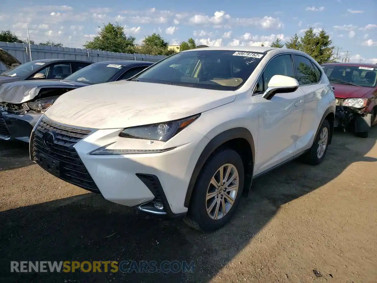 2 fotografías del automóvil dañado JTJAARDZ9L5015258 LEXUS NX 2020