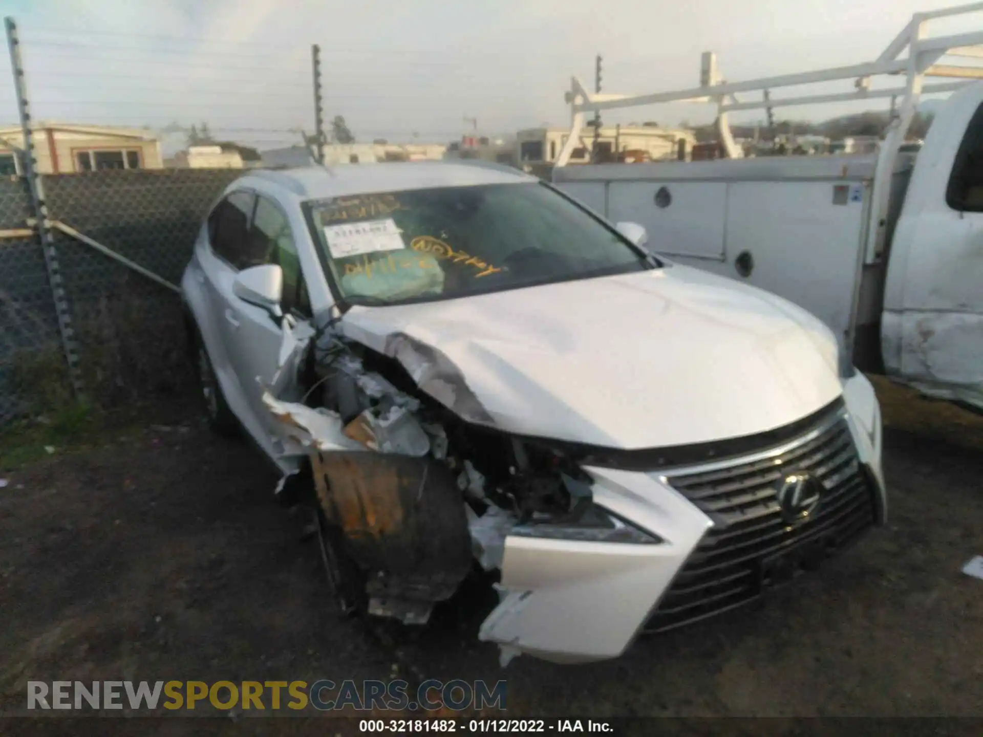 1 Photograph of a damaged car JTJAJRDZ2L5000424 LEXUS NX 2020