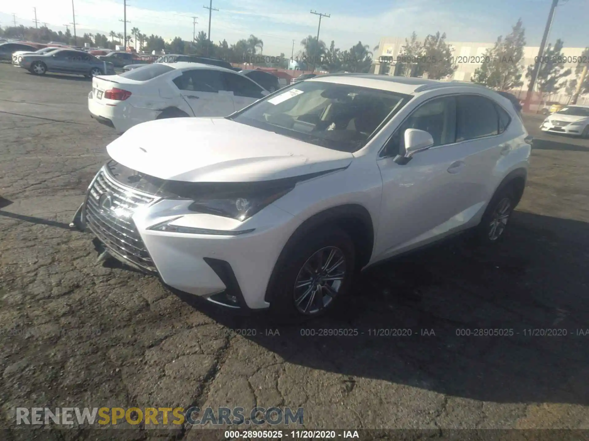 2 Photograph of a damaged car JTJDARBZ0L2173988 LEXUS NX 2020