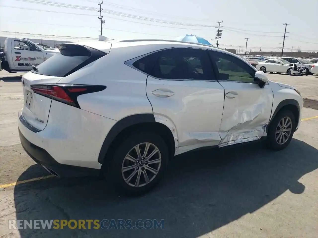 3 fotografías del automóvil dañado JTJDARBZ0L5018825 LEXUS NX 2020