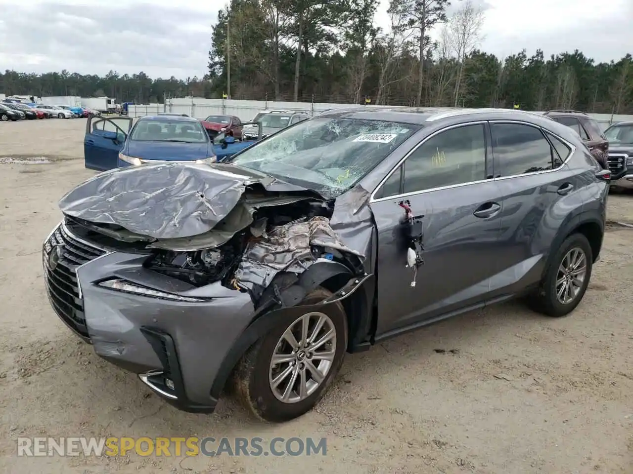 2 Photograph of a damaged car JTJDARBZ1L2167889 LEXUS NX 2020