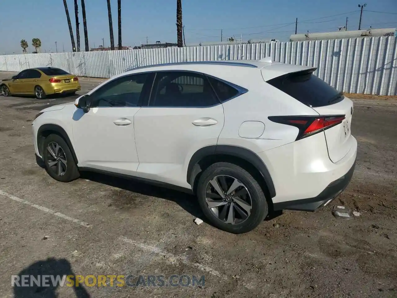 2 fotografías del automóvil dañado JTJDARBZ2L5005381 LEXUS NX 2020
