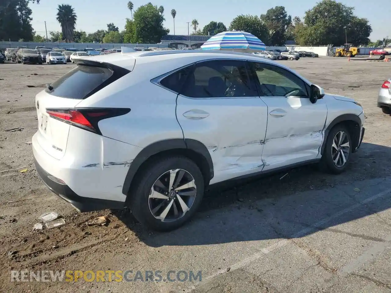 3 fotografías del automóvil dañado JTJDARBZ2L5005381 LEXUS NX 2020