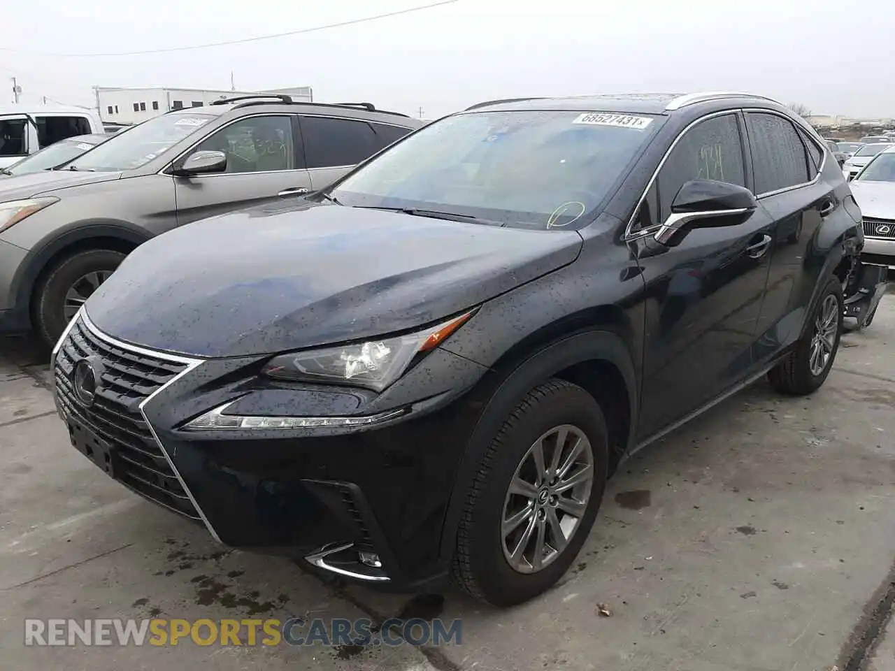 2 Photograph of a damaged car JTJDARBZ3L2161690 LEXUS NX 2020