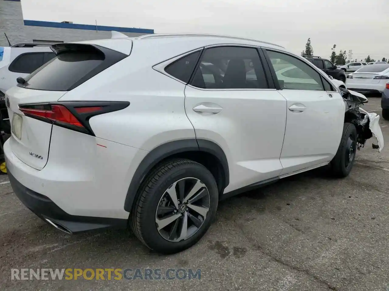 3 fotografías del automóvil dañado JTJDARBZ3L5004692 LEXUS NX 2020