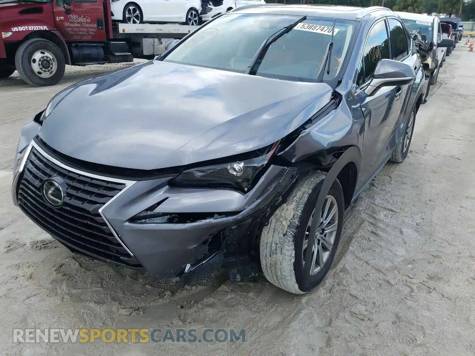 2 Photograph of a damaged car JTJDARBZ4L2165666 LEXUS NX 2020