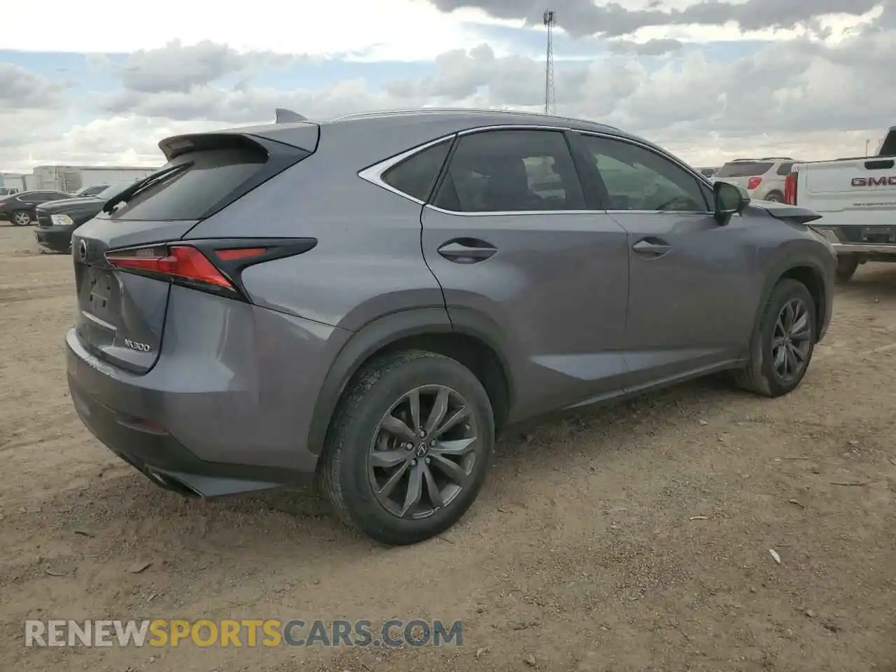 3 Photograph of a damaged car JTJDARBZ4L2171340 LEXUS NX 2020