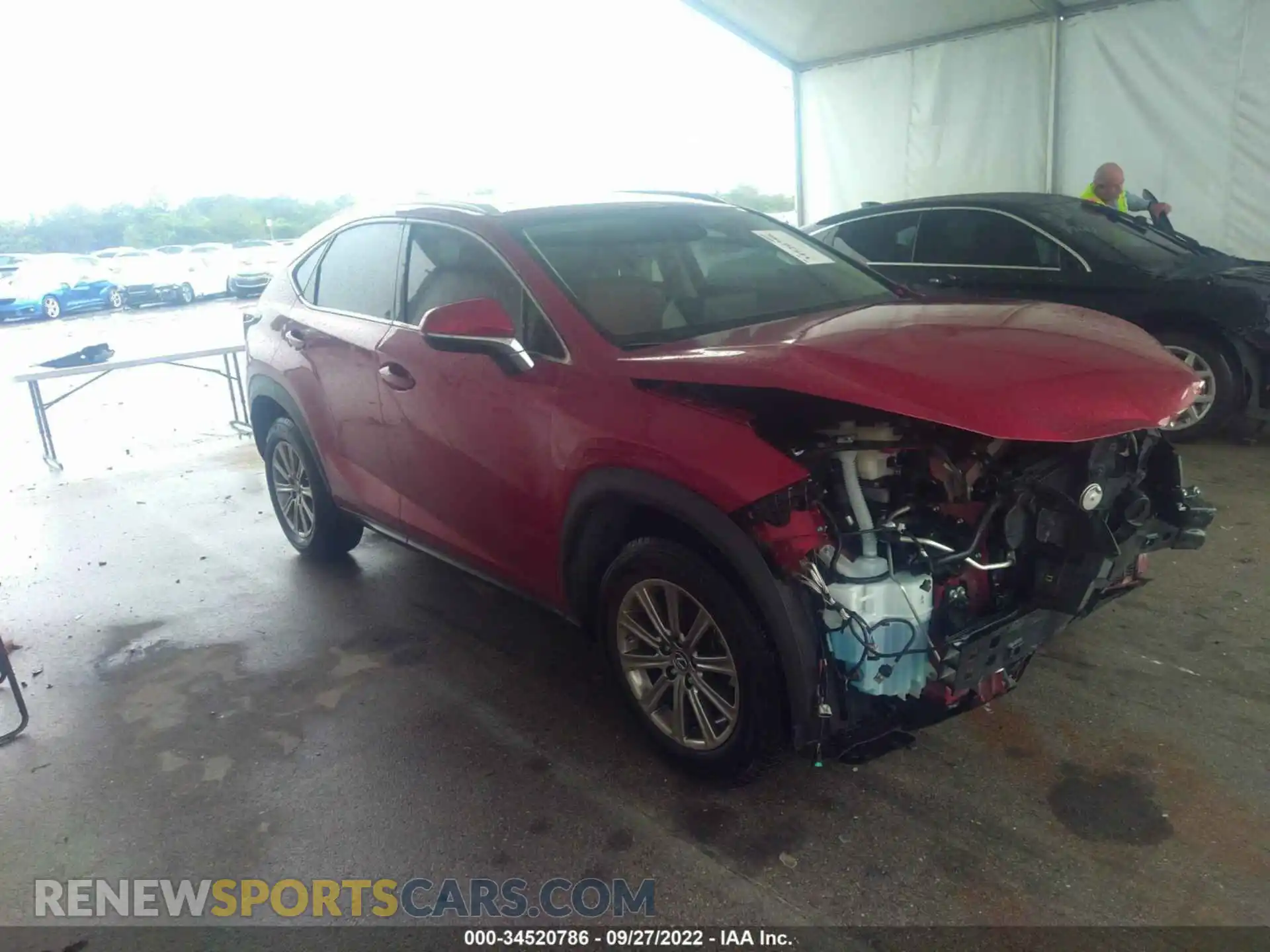 1 Photograph of a damaged car JTJDARBZ4L5001235 LEXUS NX 2020
