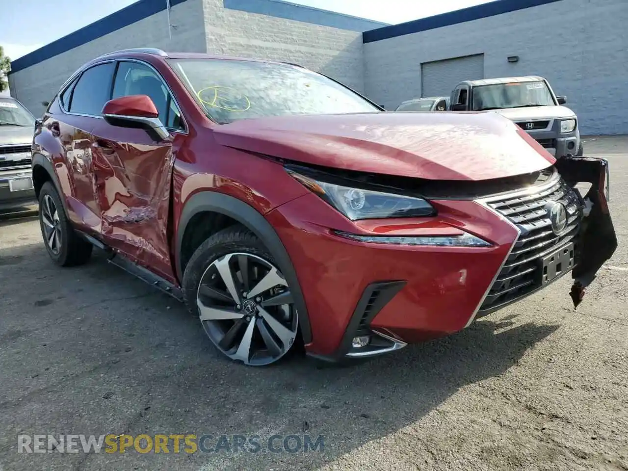 1 Photograph of a damaged car JTJDARBZ4L5005110 LEXUS NX 2020