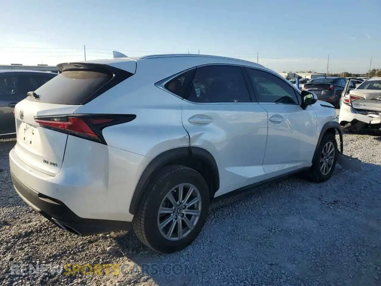 3 fotografías del automóvil dañado JTJDARBZ4L5010176 LEXUS NX 2020