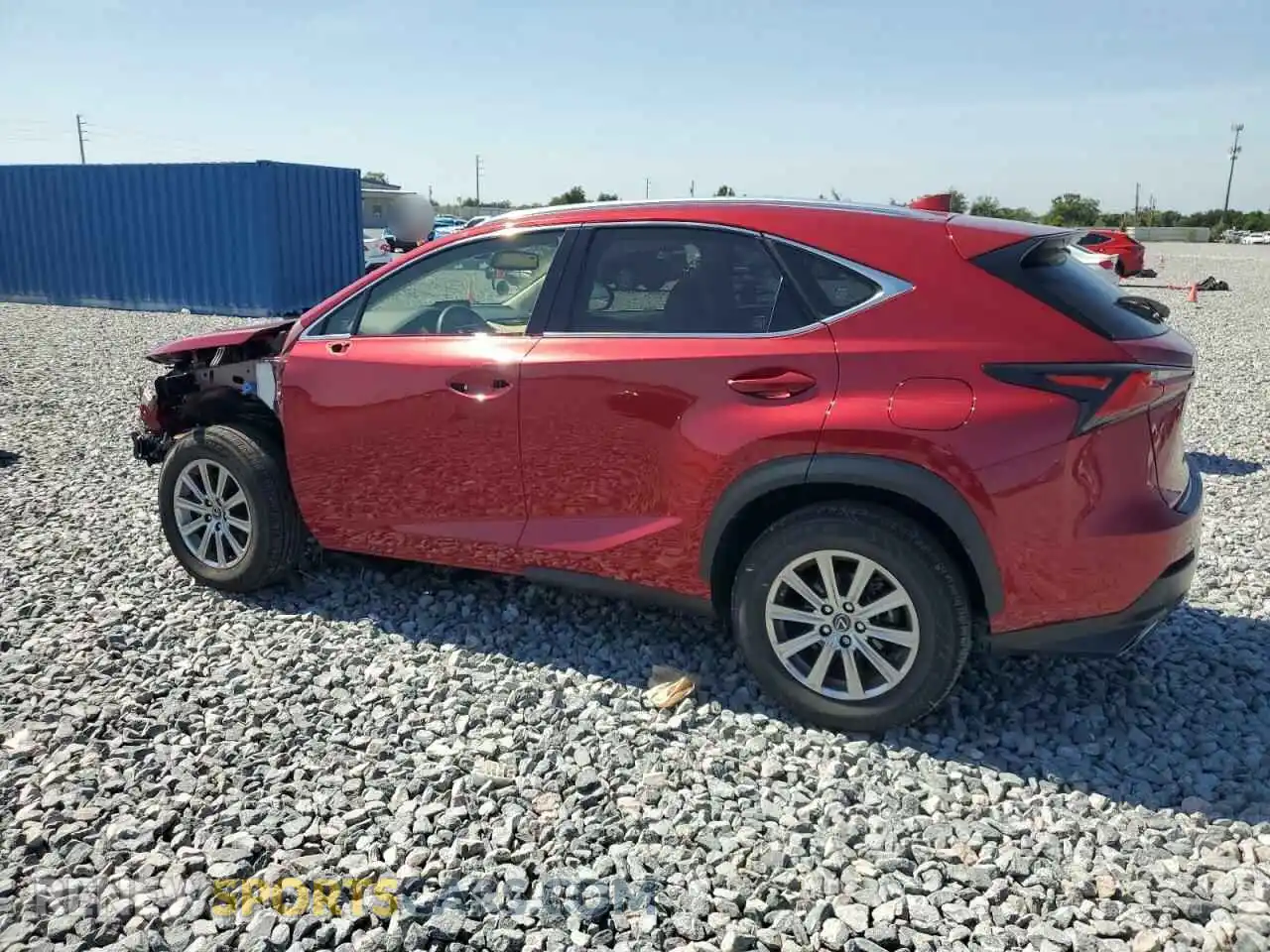 2 fotografías del automóvil dañado JTJDARBZ4L5012896 LEXUS NX 2020