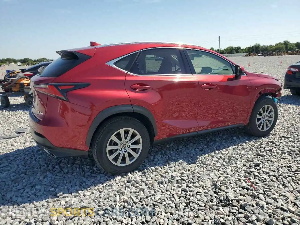 3 fotografías del automóvil dañado JTJDARBZ4L5012896 LEXUS NX 2020